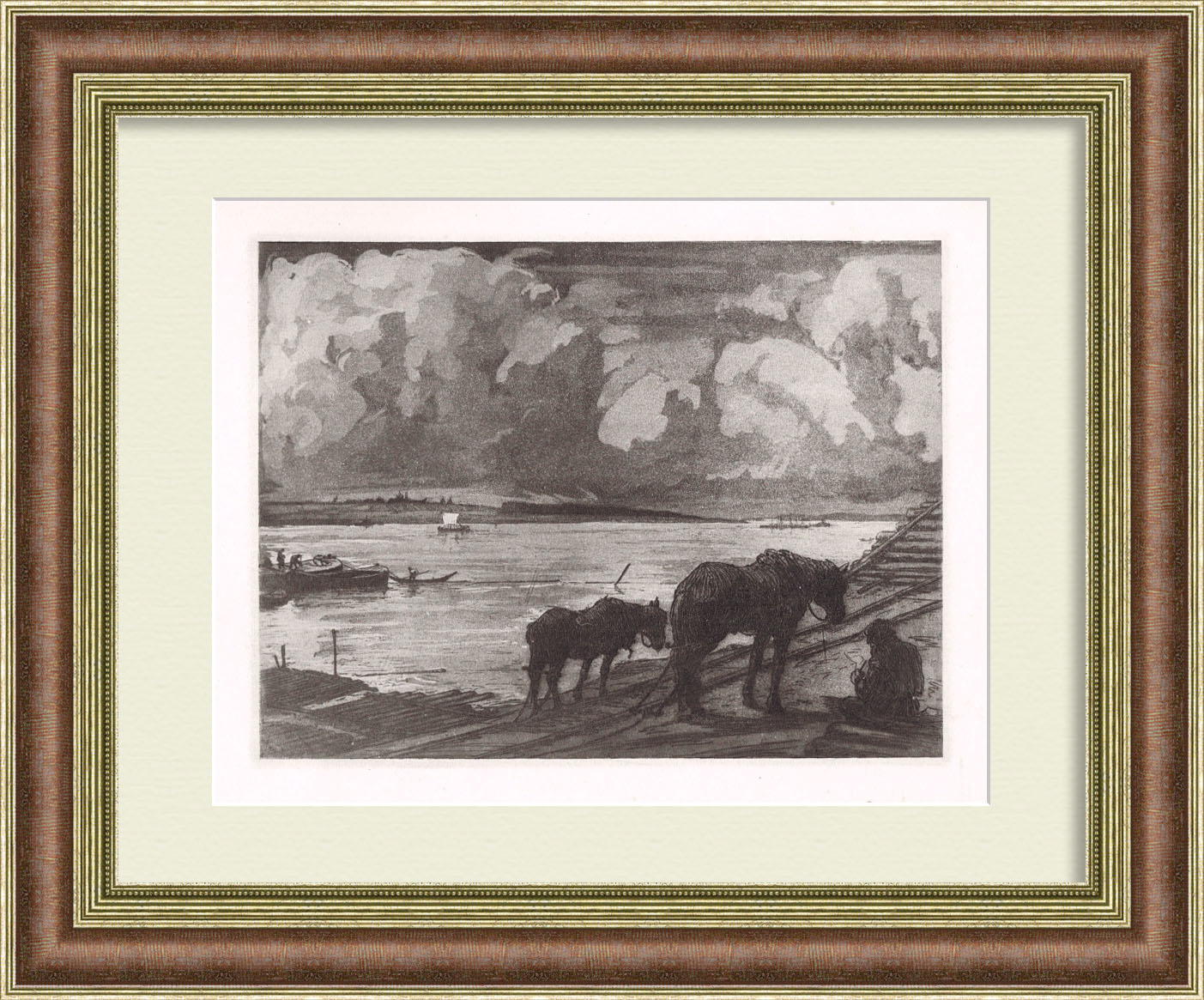 Пристань Казанского вокзала в Москве, старинная гравюра В. Д. Фалилеева, 1923 г. Пристань Казанского вокзала в Москве, старинная гравюра В. Д. Фалилеева, 1923 г.