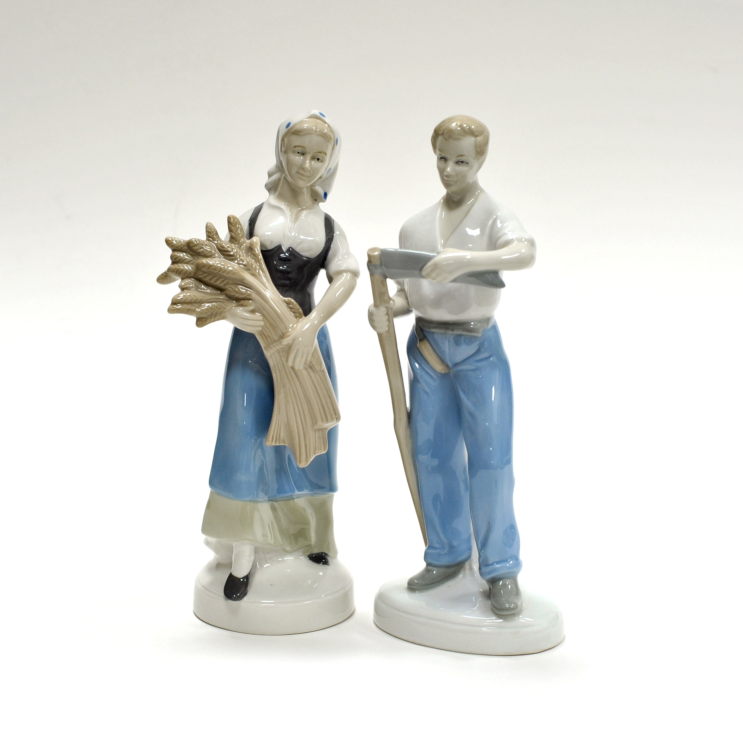 Хлеборобы. Сельское хозяйство, винтажный фарфор Хлеборобы. Сельское хозяйство, винтажный фарфор