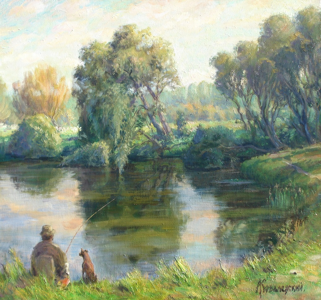 Летний вечер в Измайловском парке. Авторская, современная живопись Летний вечер в Измайловском парке. Авторская, современная живопись