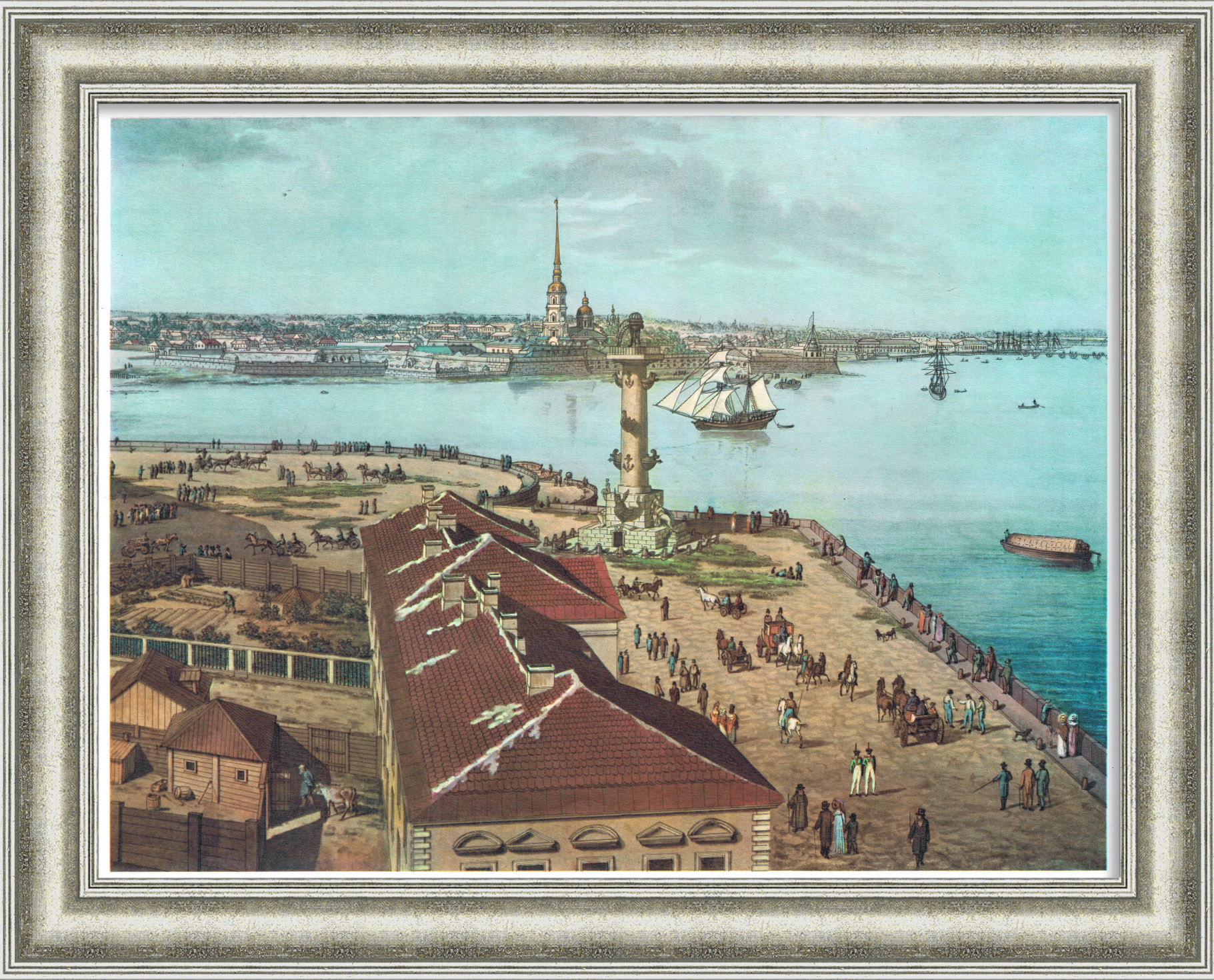 Простор Невы. Репродукция Тозелли, лист 9 Простор Невы. Репродукция Тозелли, лист 9