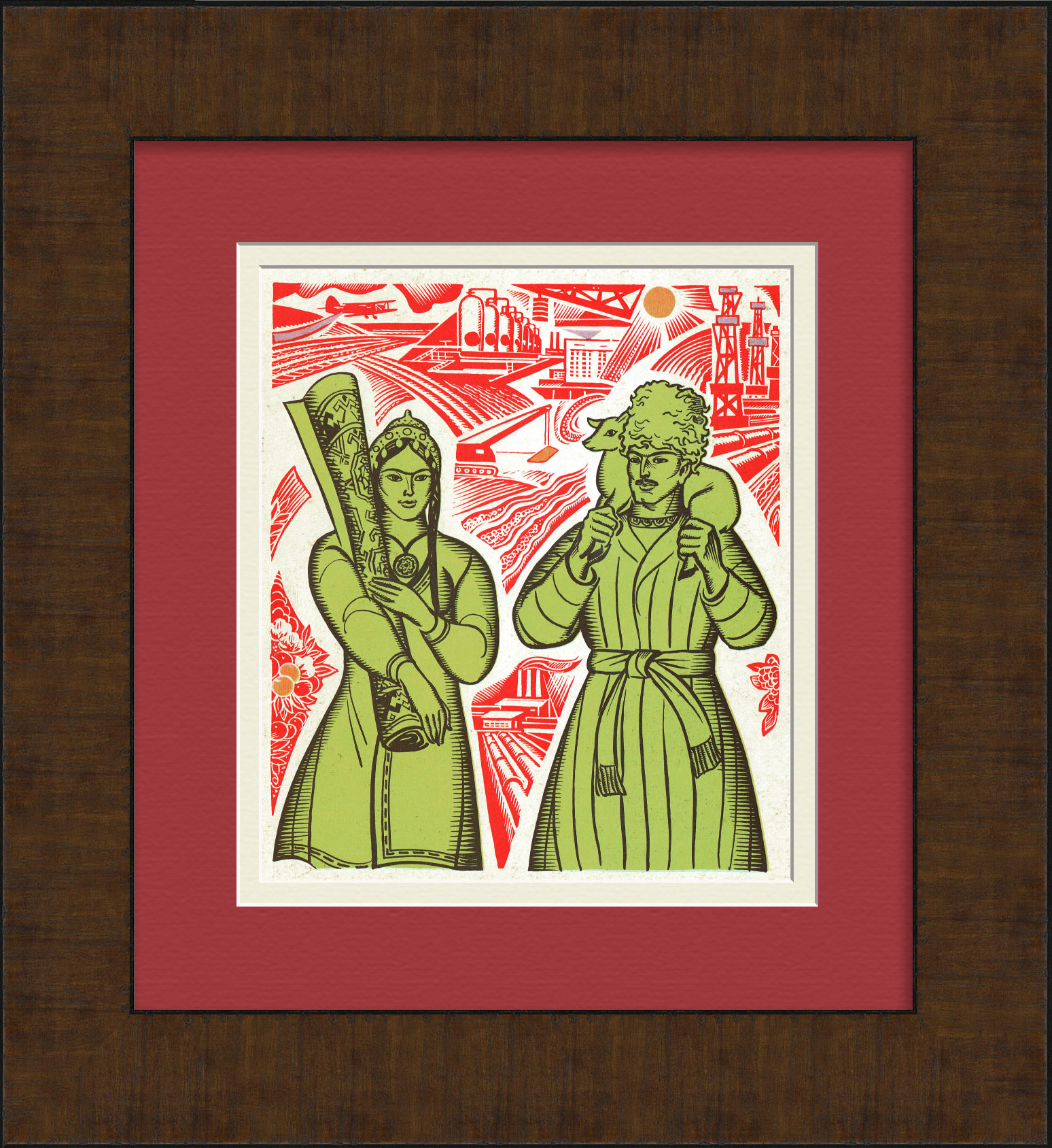 Экономика Туркменистана. Советская тиражная графика Экономика Туркменистана. Советская тиражная графика