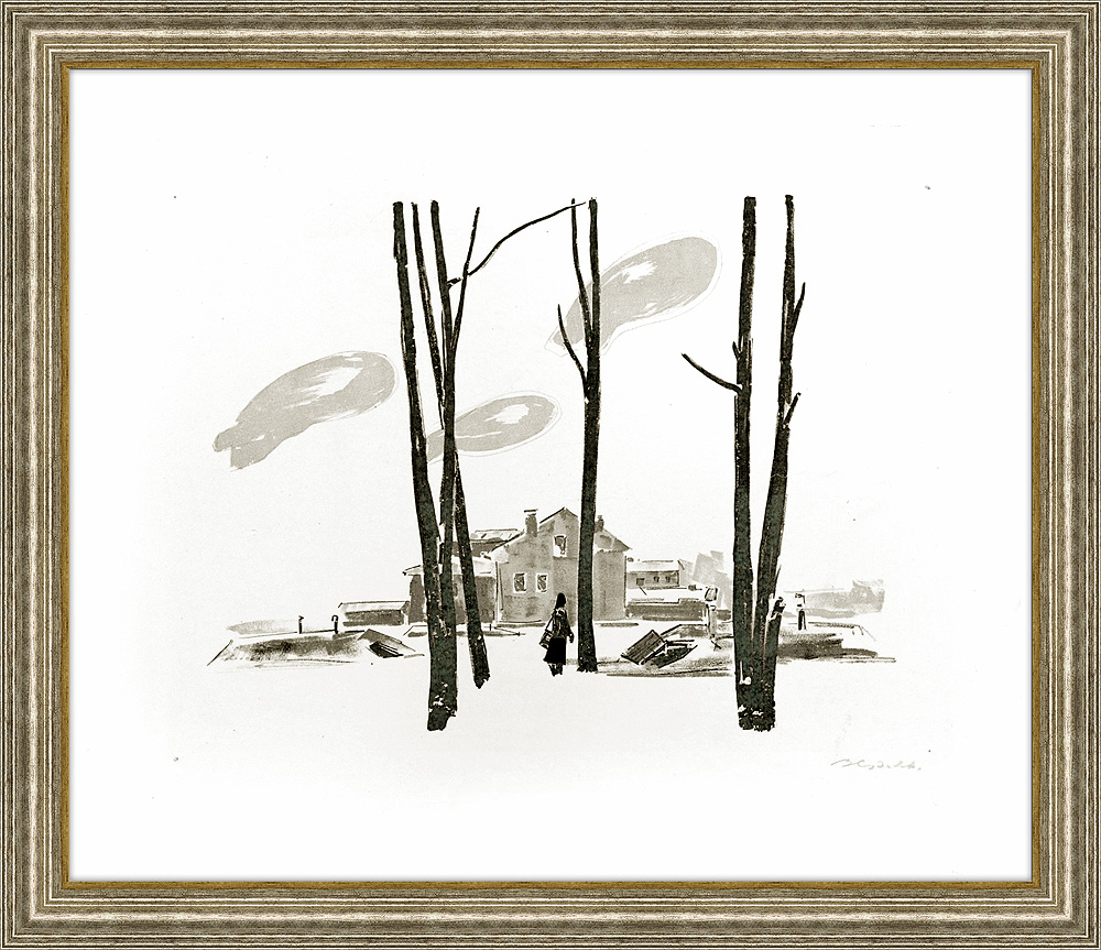 В Новой деревне. Блокада Ленинграда В Новой деревне. Блокада Ленинграда