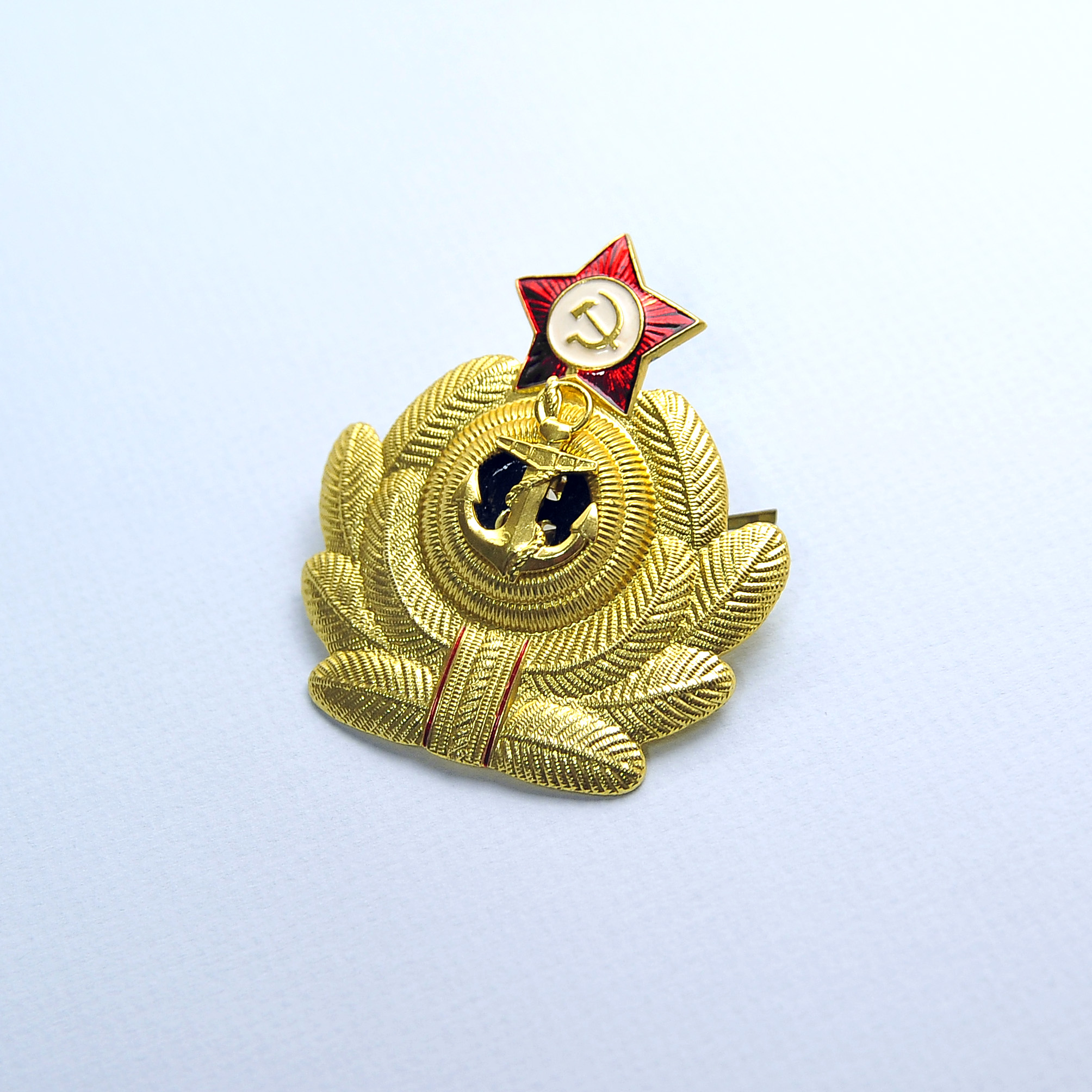 Офицерская кокарда ВМФ СССР Офицерская кокарда ВМФ СССР