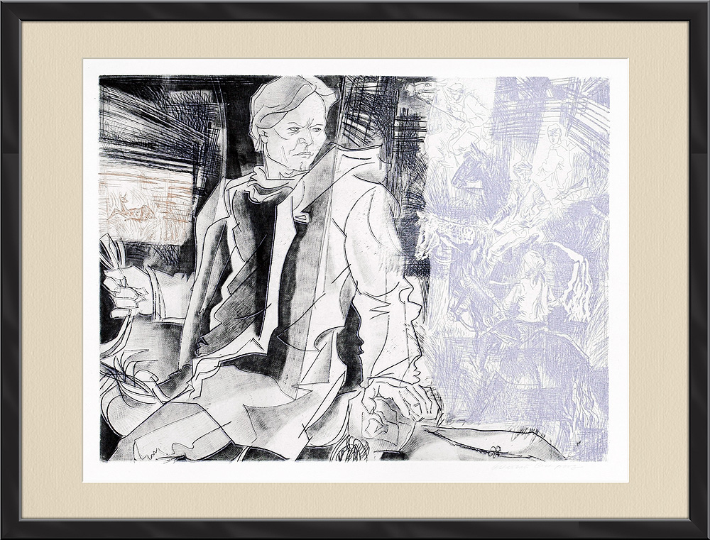 Лесник. Авторский офорт Лесник. Авторский офорт