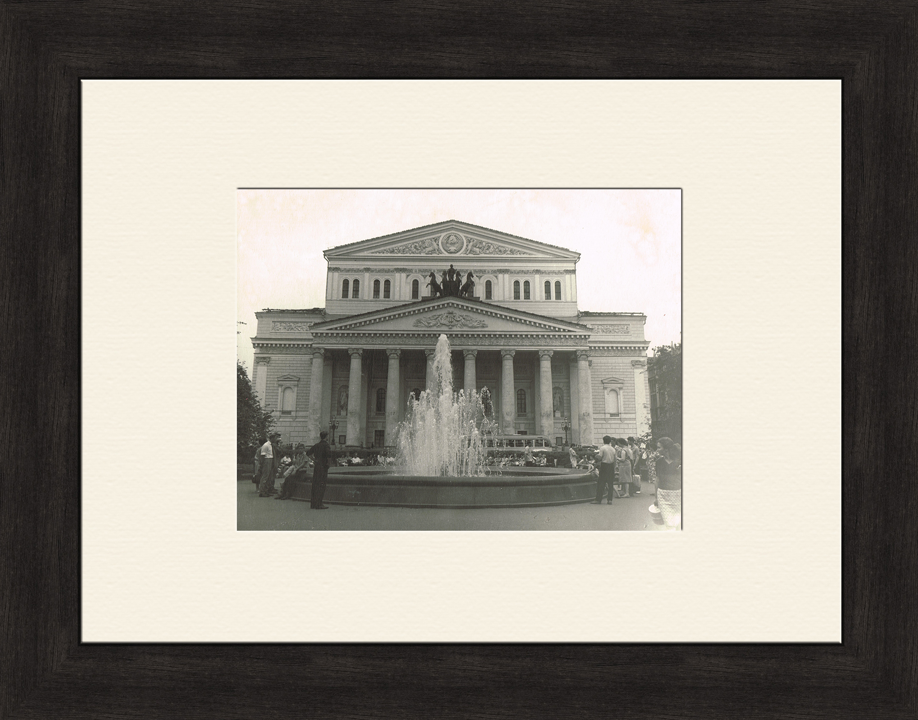 Большой театр в Москве, старинная фотография Большой театр в Москве, старинная фотография