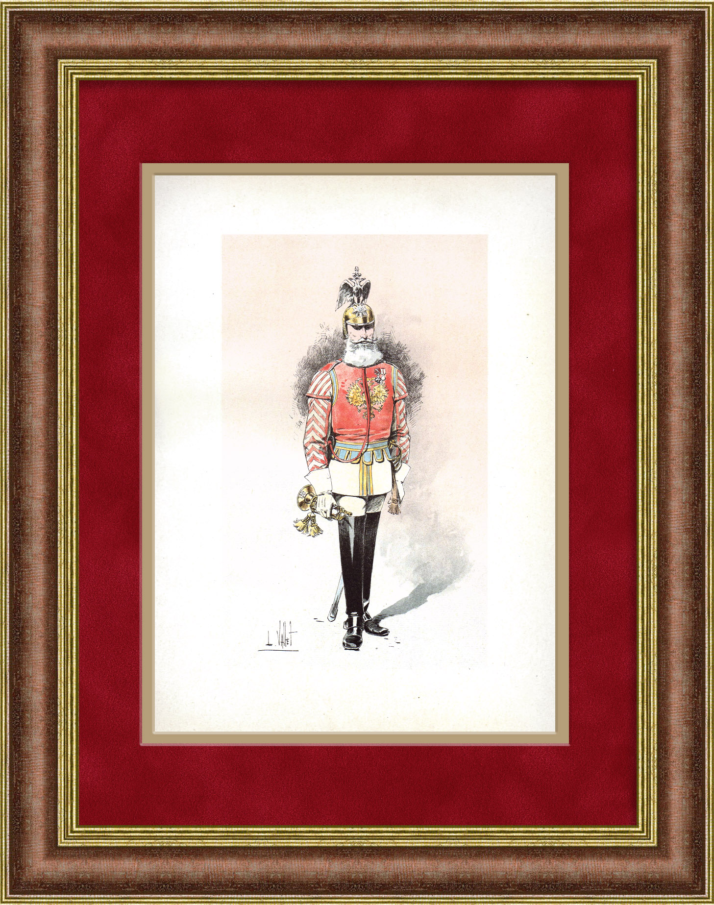 Трубач Лейб-Гвардии Конного полка в придворной форме Трубач Лейб-Гвардии Конного полка в придворной форме