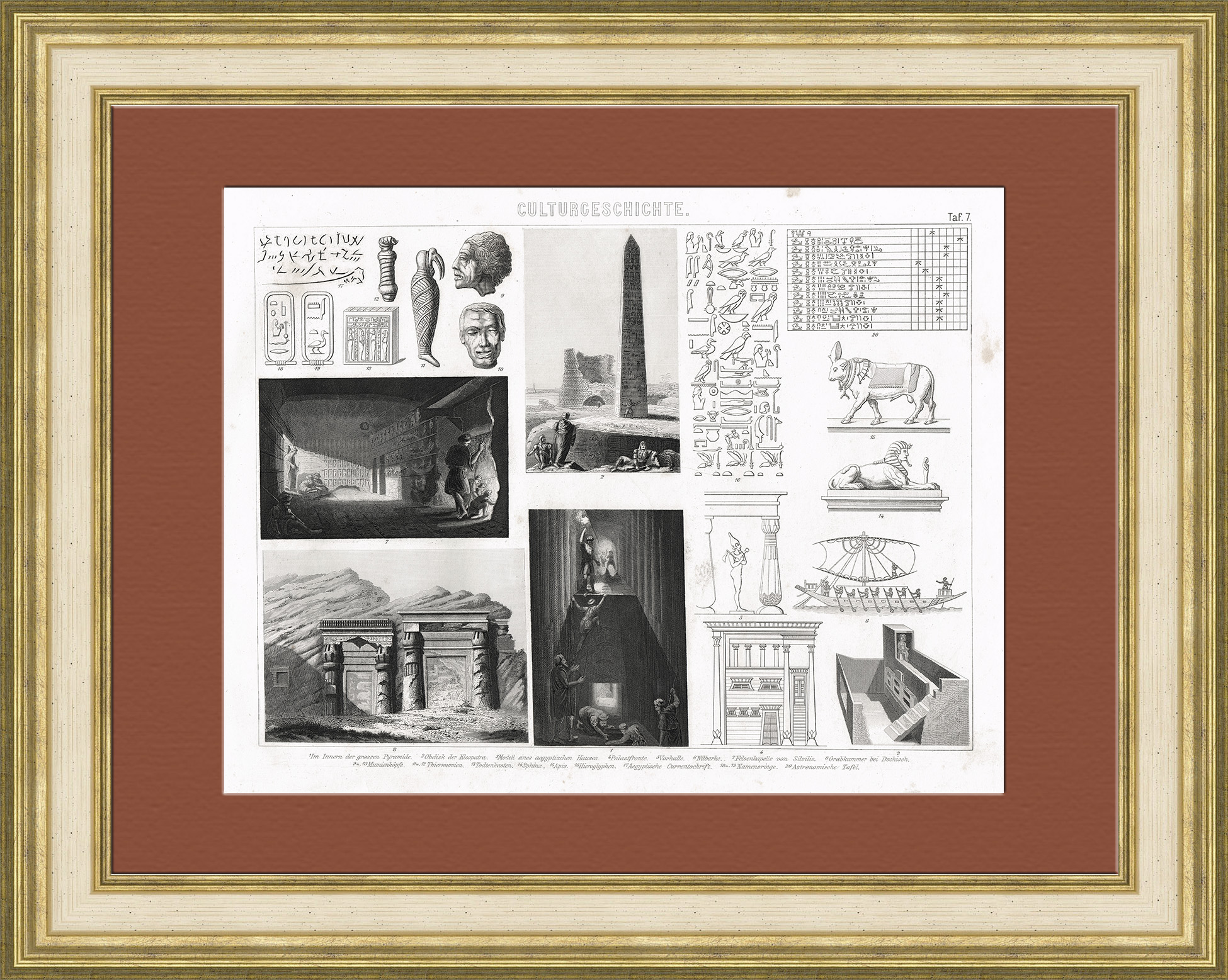 Древний Египет: архитектура, наука, обряды. Старинная гравюра 19 века Древний Египет: архитектура, наука, обряды. Старинная гравюра 19 века