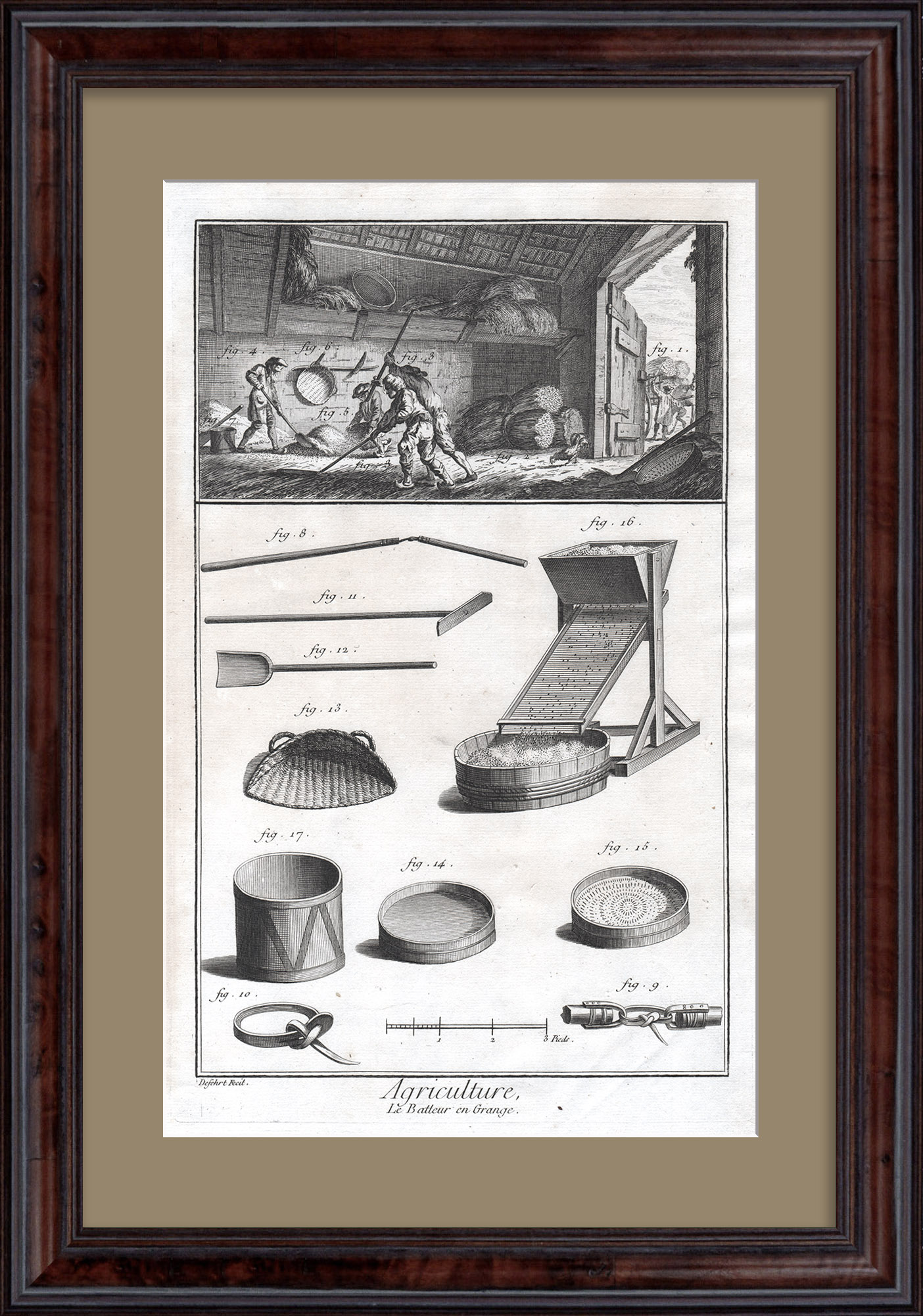 Заготовка зерна в 18 веке. Старинная гравюра Заготовка зерна в 18 веке. Старинная гравюра