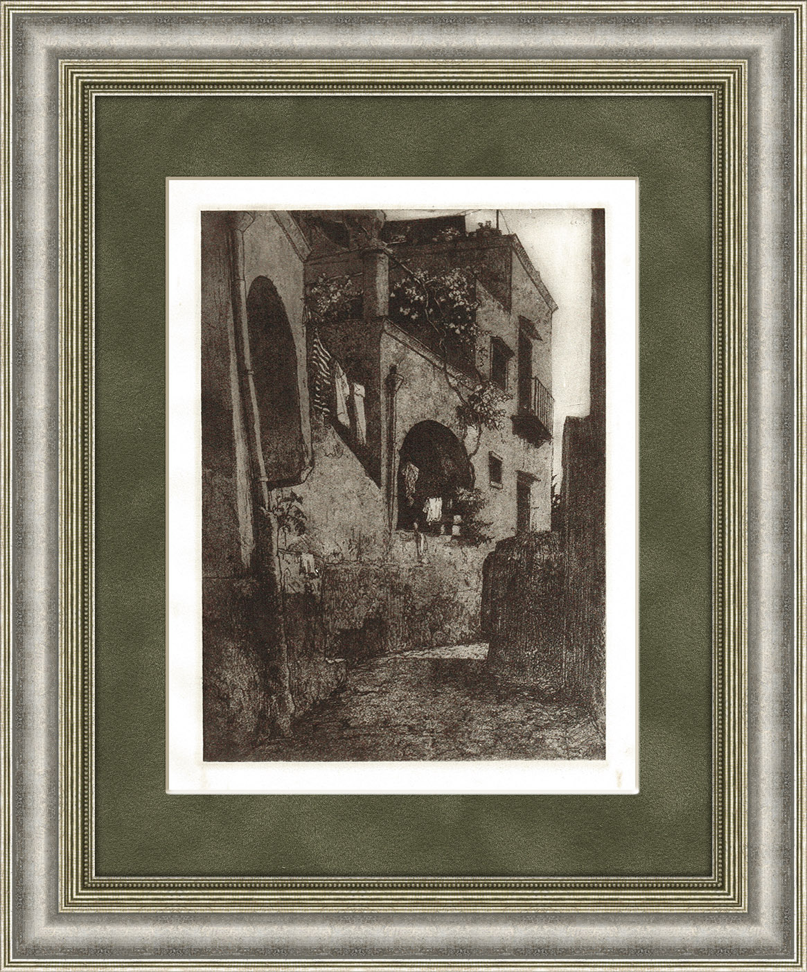 Улица на Капри, с офорта В.Д. Фалилеева Улица на Капри, с офорта В.Д. Фалилеева