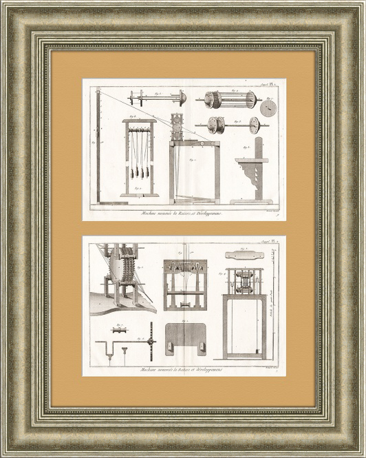 Станок для плетения шнуров в старинных гравюрах Дидро. 1770-е гг. Станок для плетения шнуров в старинных гравюрах Дидро. 1770-е гг.