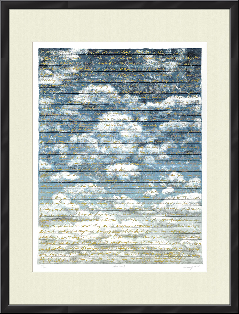 Небо. Авторская литография, 1978 г. Небо. Авторская литография, 1978 г.