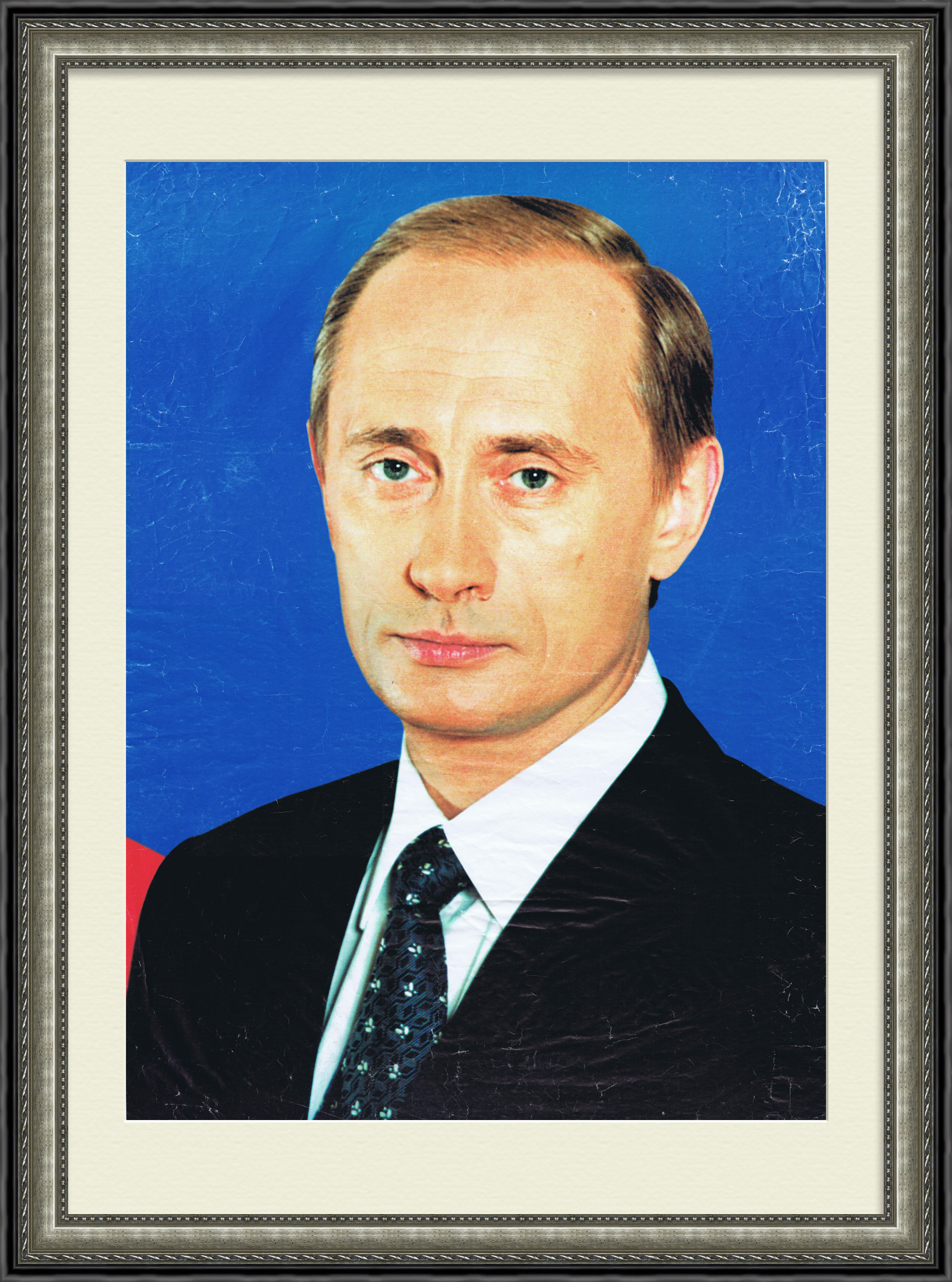 Путин В.В., первый предвыборный плакат президента, 2000 год Путин В.В., первый предвыборный плакат президента, 2000 год