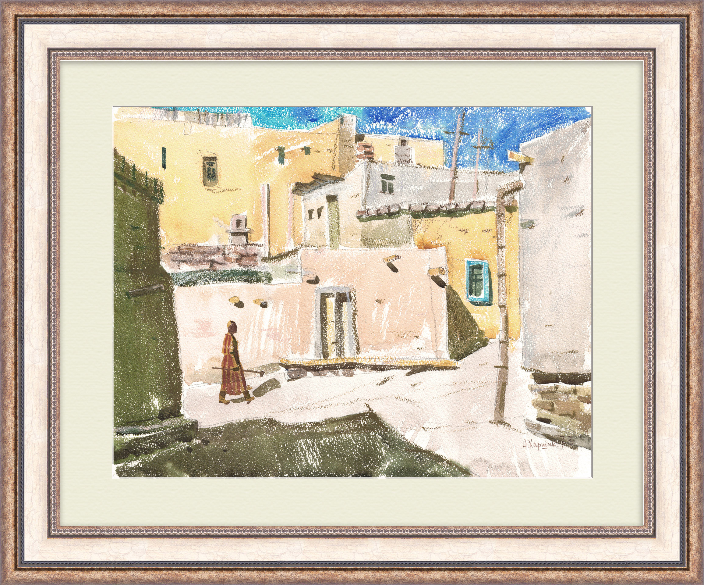 Старая Бухара. Авторский рисунок Старая Бухара. Авторский рисунок