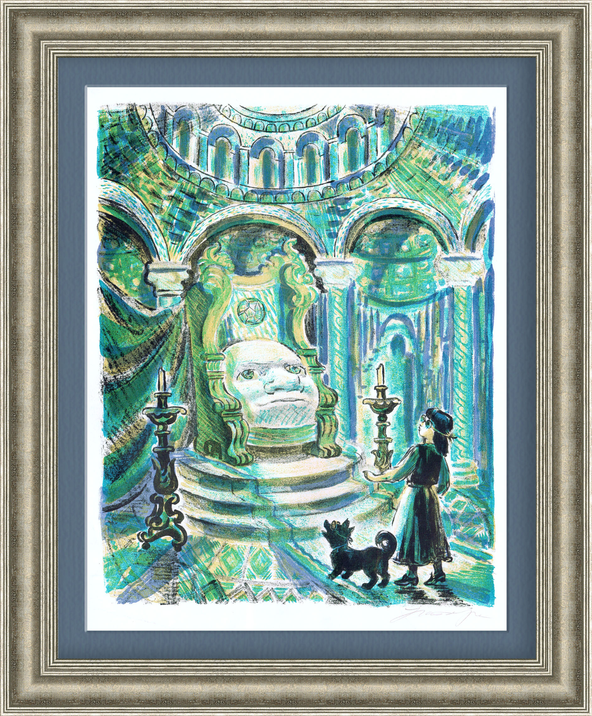 Волшебник Изумрудного города. Авторская литография Волшебник Изумрудного города. Авторская литография