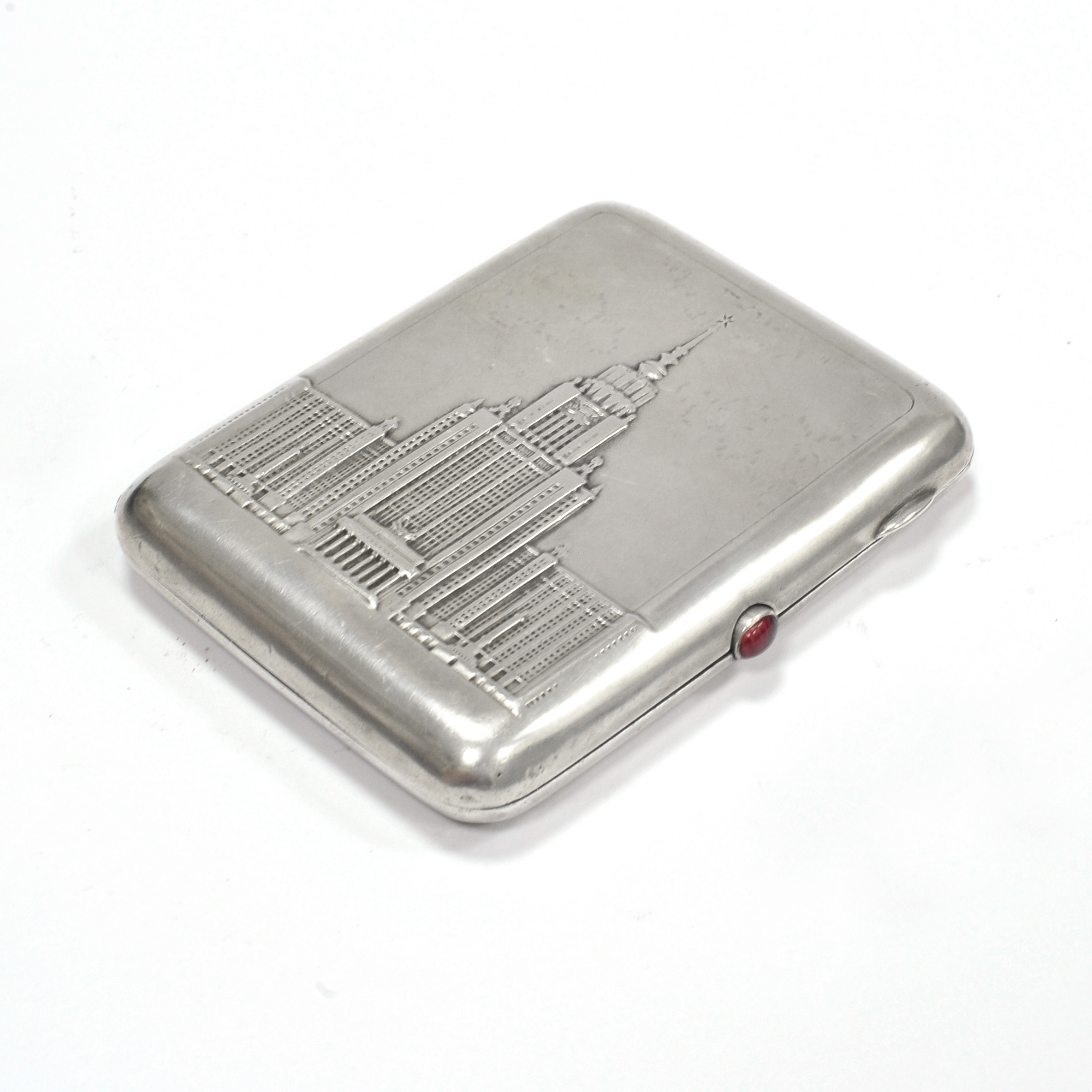 МГУ, старинный портсигар. Серебро 875 пробы МГУ, старинный портсигар. Серебро 875 пробы