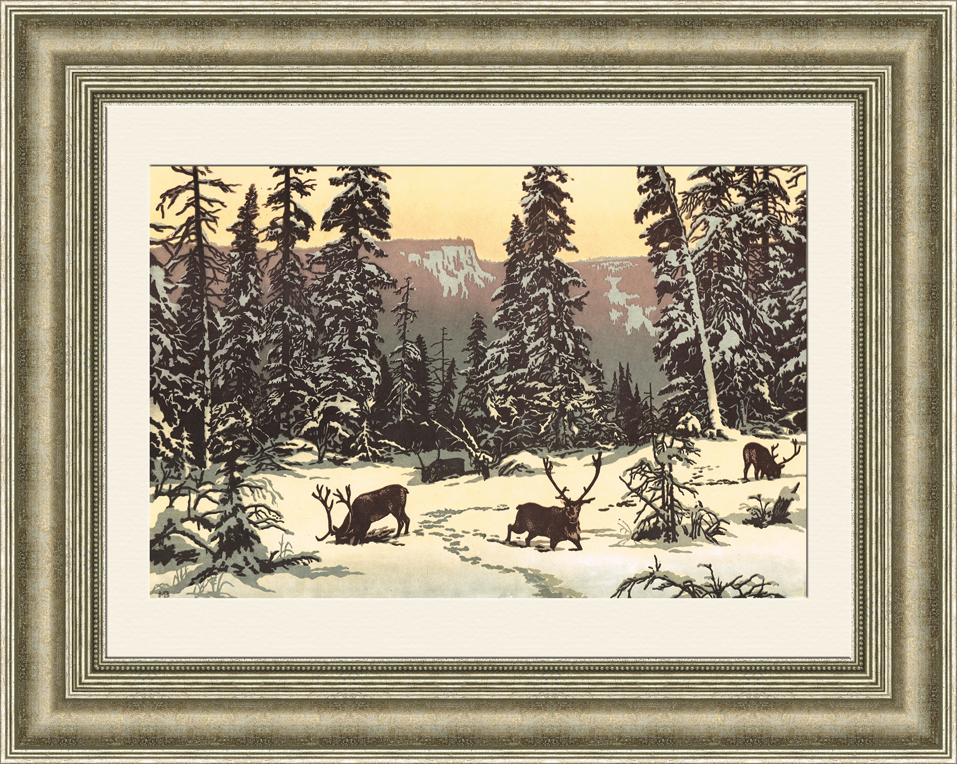 Восточная Сибирь, в тайге. С гравюры В. Мешкова Восточная Сибирь, в тайге. С гравюры В. Мешкова