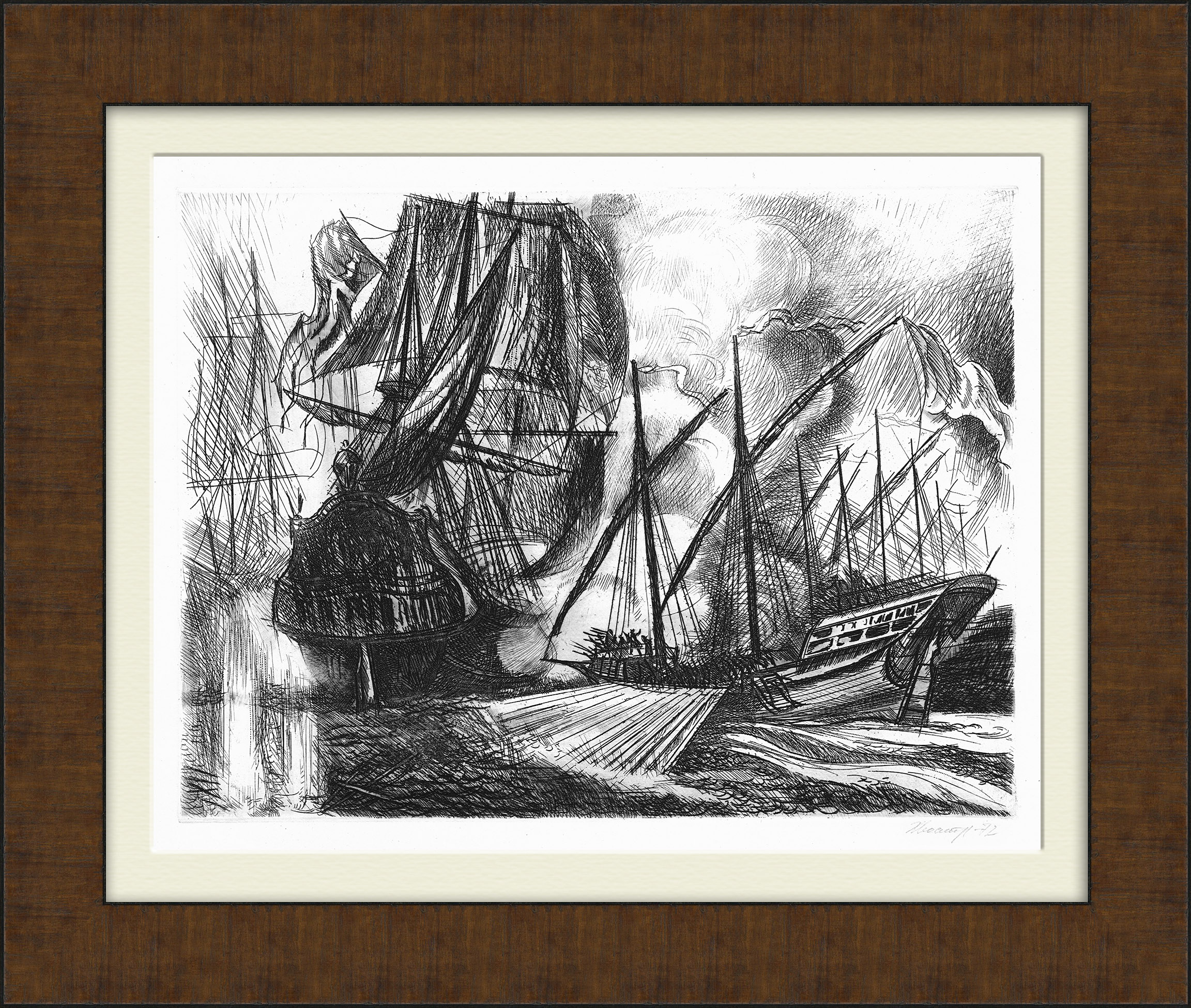 Победа российского флота над шведами, Бой в устье Невы Победа российского флота над шведами, Бой в устье Невы