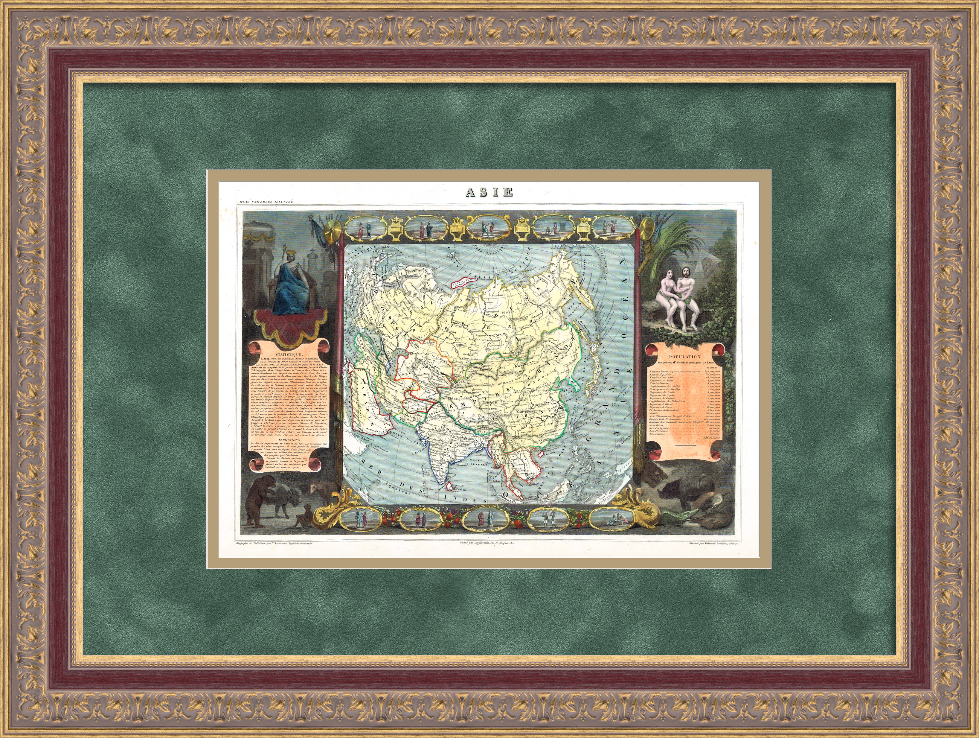 Азия и ее народы, представленные в гравюрах, 19 век Азия и ее народы, представленные в гравюрах, 19 век