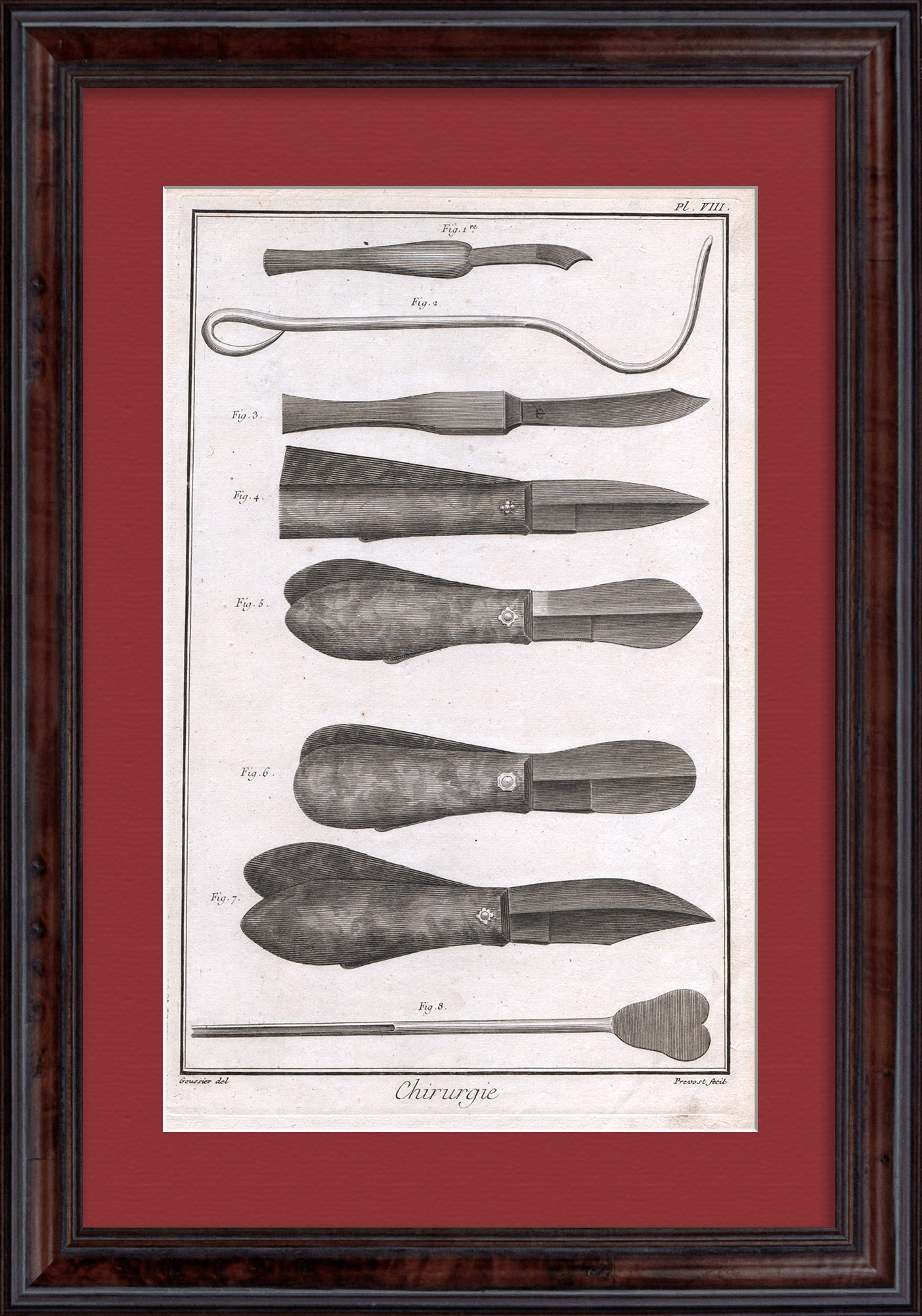 Хирургические инструменты для лечения мочекаменной болезни в 18 веке. Старинная гравюра Хирургические инструменты для лечения мочекаменной болезни в 18 веке. Старинная гравюра