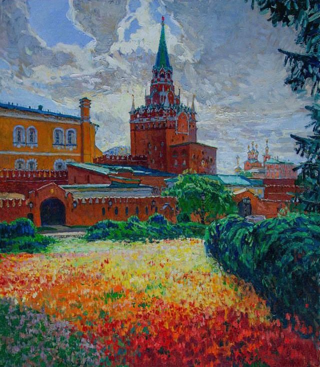 Весна в Александровском парке. Авторская, современная живопись Весна в Александровском парке. Авторская, современная живопись