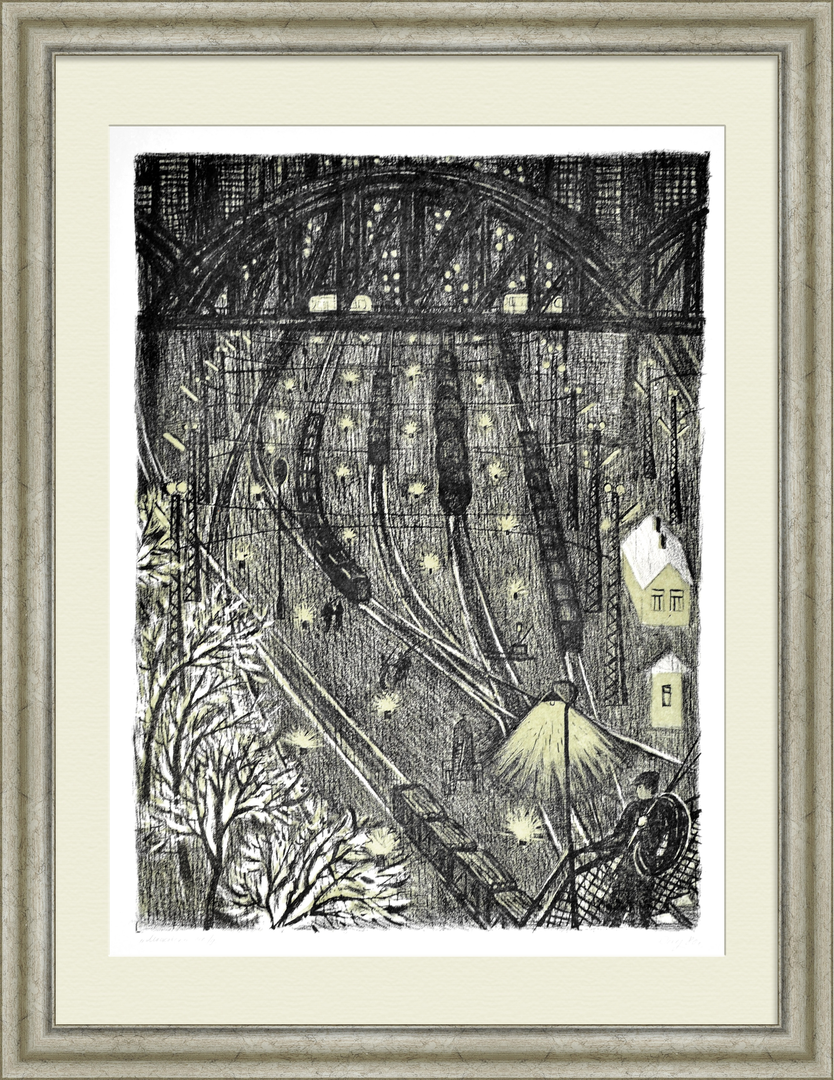 Московская железная дорога. Автолитография О. Давыдовой Московская железная дорога. Автолитография О. Давыдовой