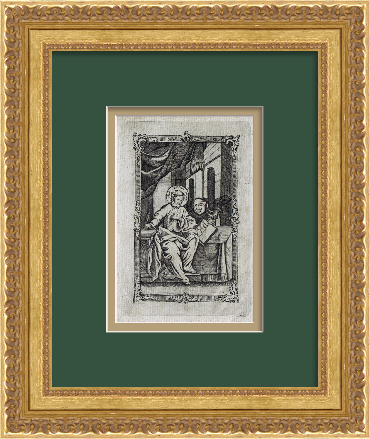 Св.Марк - покровитель семьи. Гравюра 1805 года Св.Марк - покровитель семьи. Гравюра 1805 года