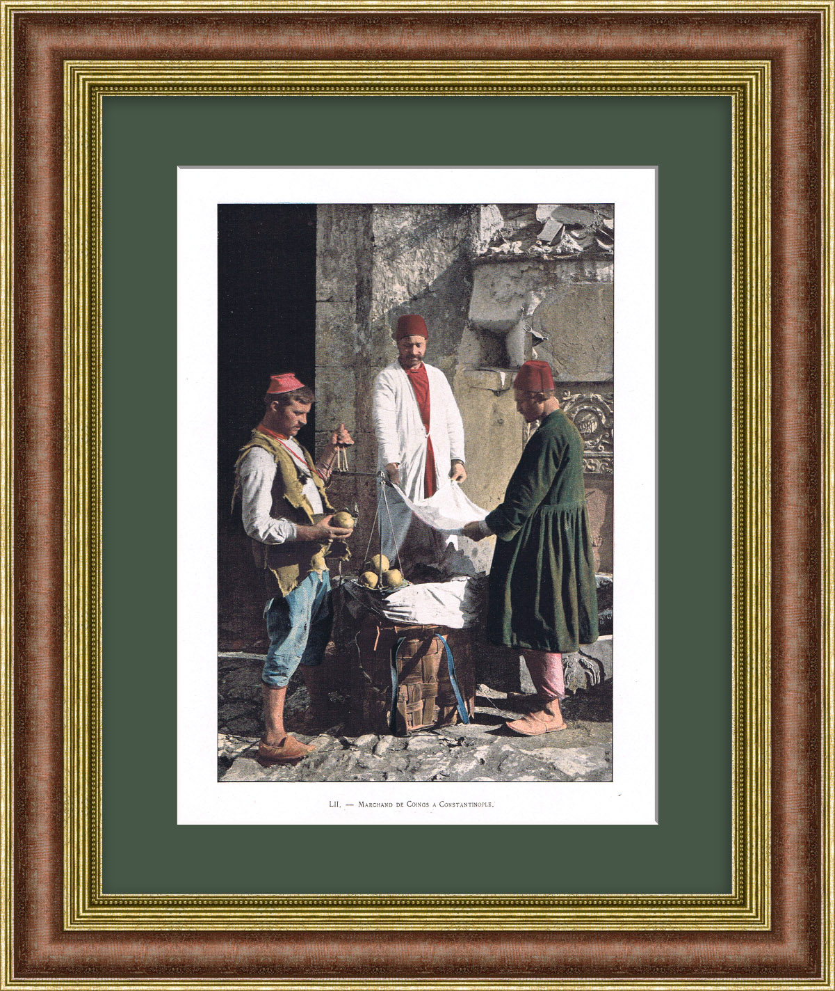 Турецкий рынок. Старинная фототипия Турецкий рынок. Старинная фототипия