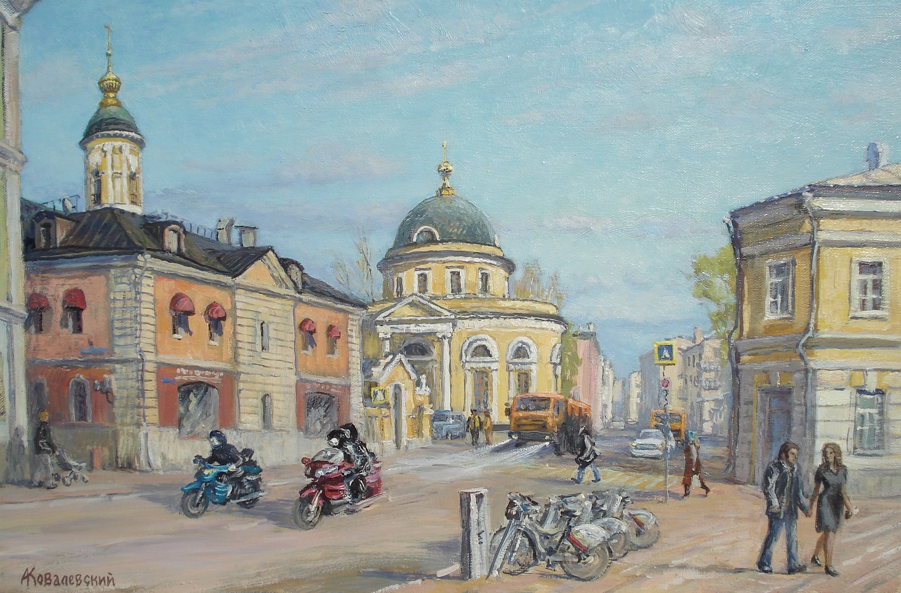 Церковь Иконы Божией Матери Всех скорбящих радость на Большой Ордынке. Картина А. Ковалевского Церковь Иконы Божией Матери Всех скорбящих радость на Большой Ордынке. Картина А. Ковалевского