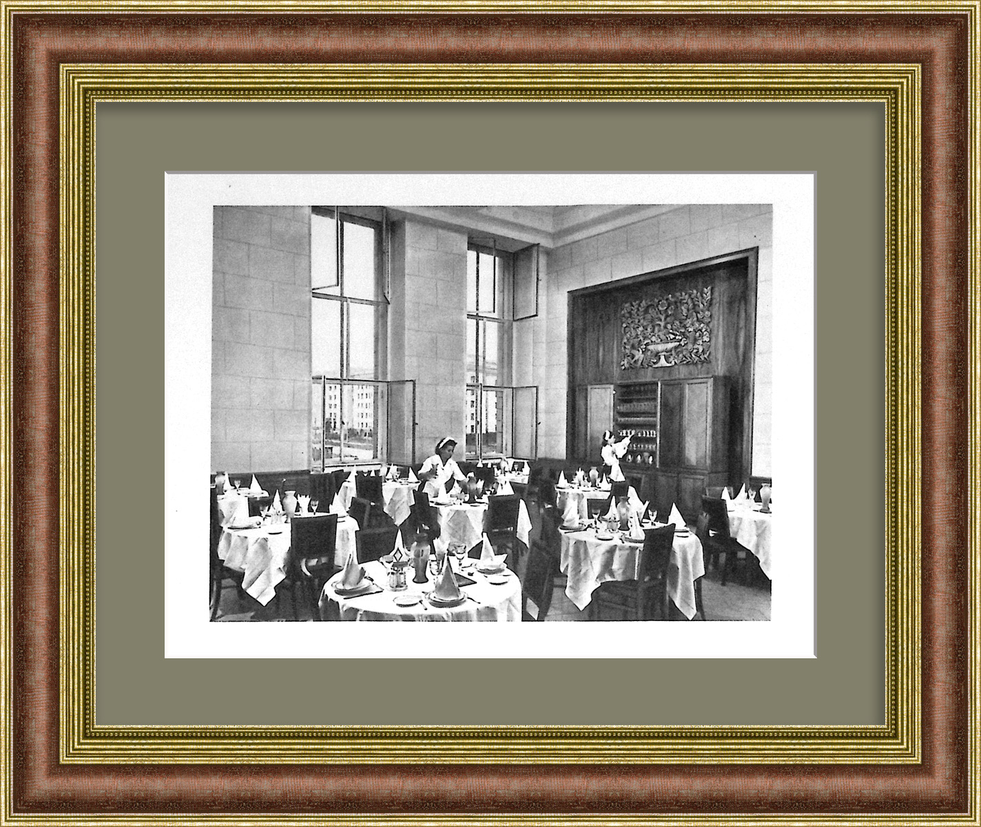 В диетической столовой , МГУ. Редкая, тиражная графика В диетической столовой , МГУ. Редкая, тиражная графика