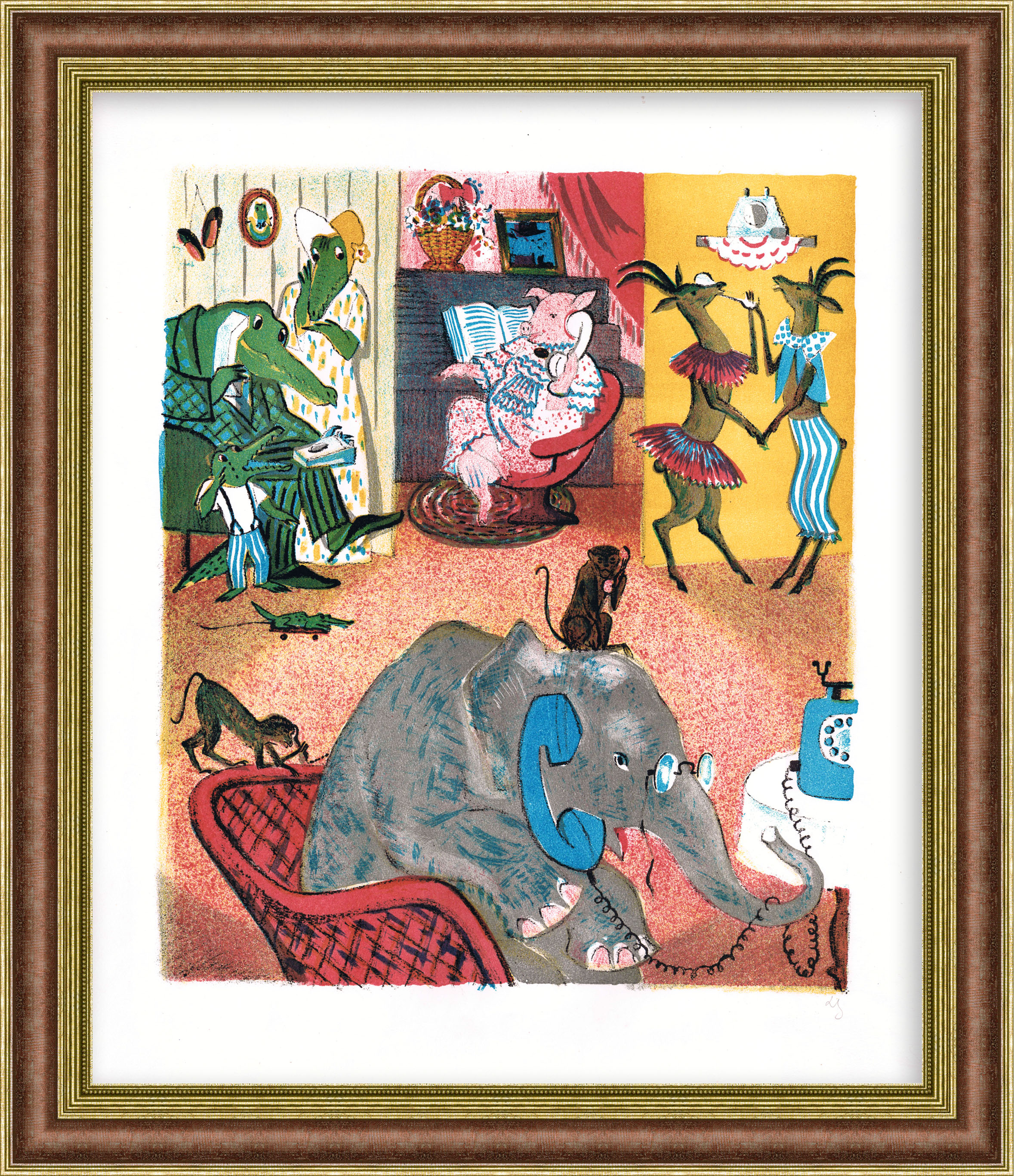 У меня зазвонил телефон... Кто говорит? Слон! У меня зазвонил телефон... Кто говорит? Слон!