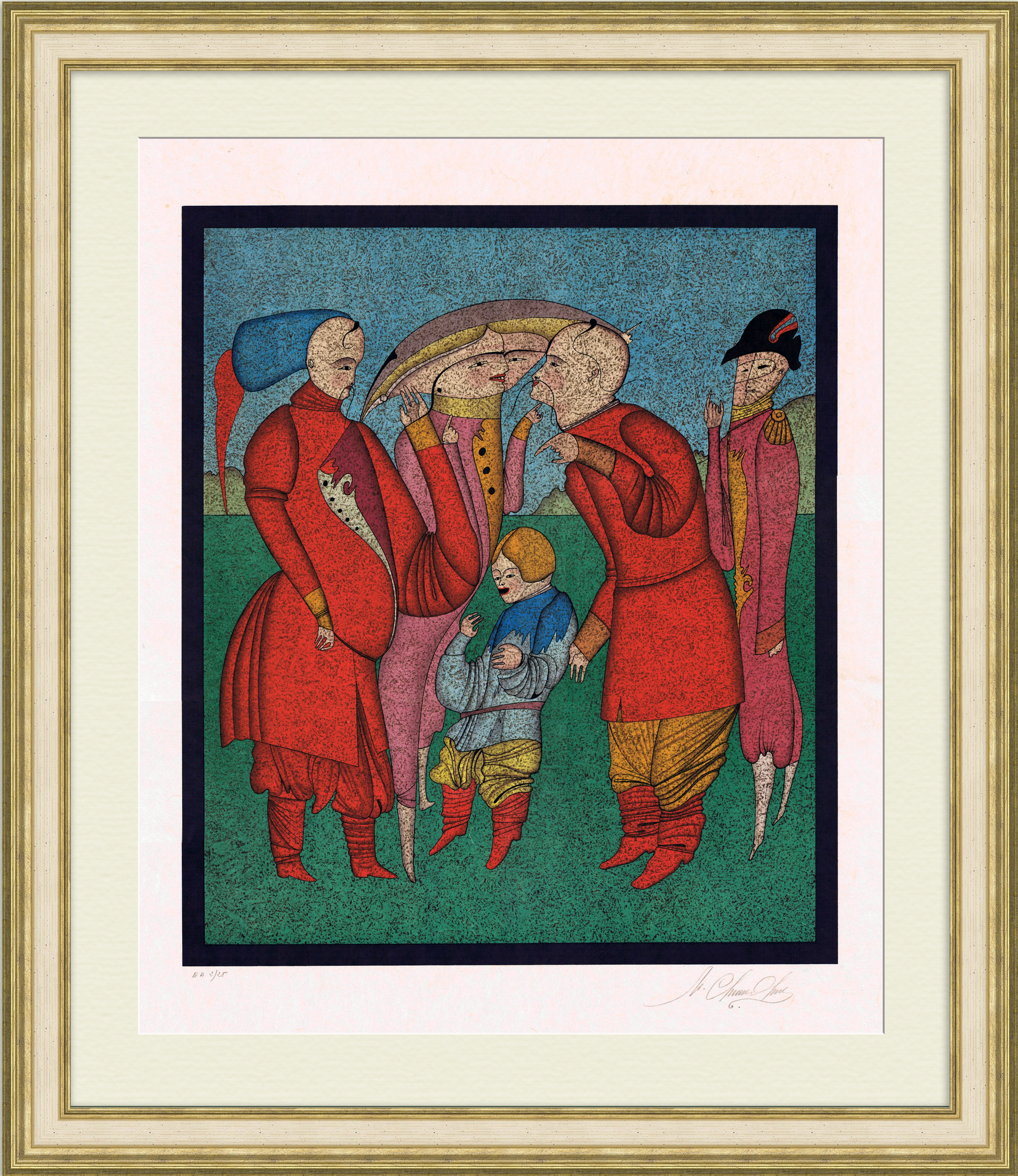 Карнавалы Санкт-Петербурга. Редкий, авторский оттиск Михаила Шемякина Карнавалы Санкт-Петербурга. Редкий, авторский оттиск Михаила Шемякина