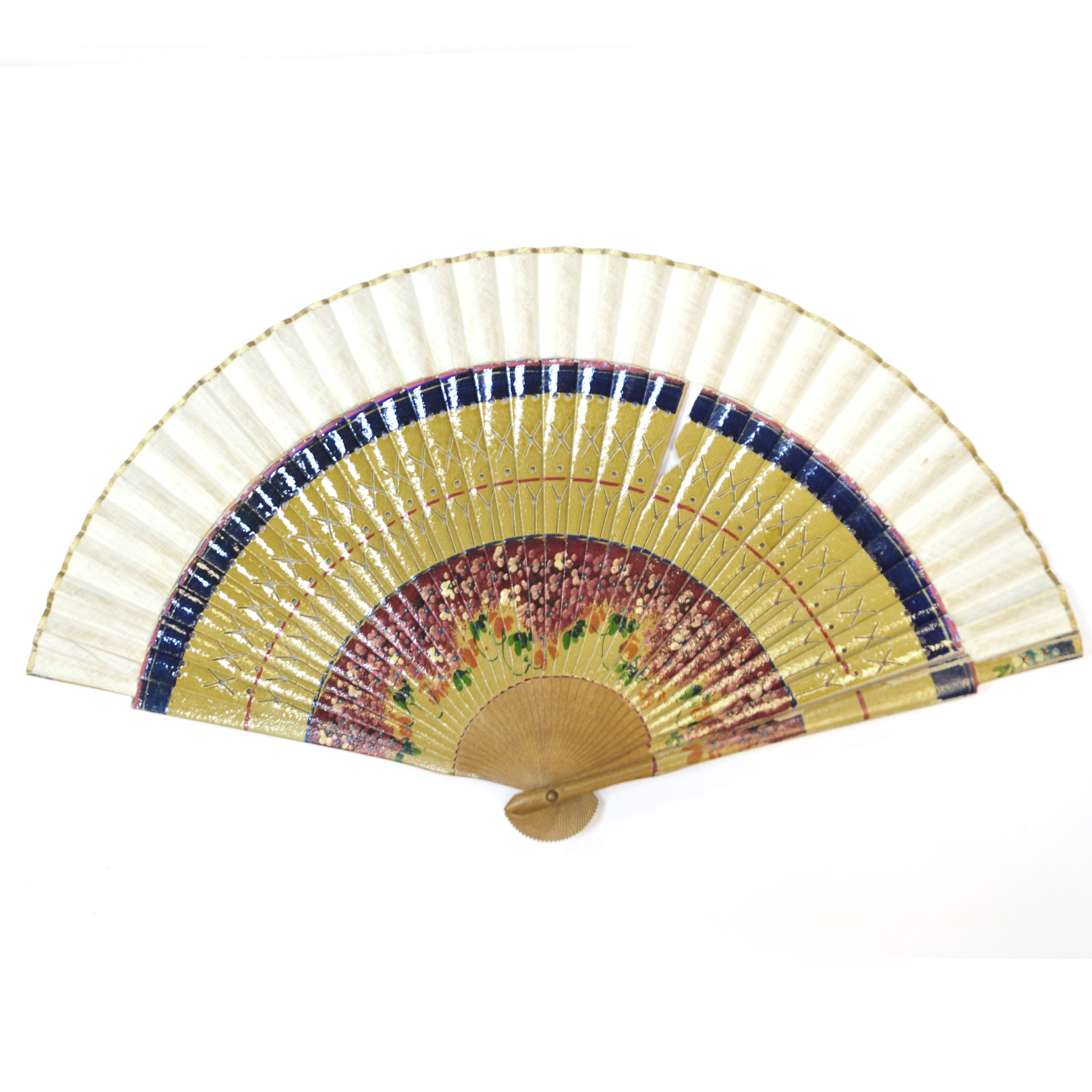 Винтажный португальский веер, 1970-е гг. Винтажный португальский веер, 1970-е гг.