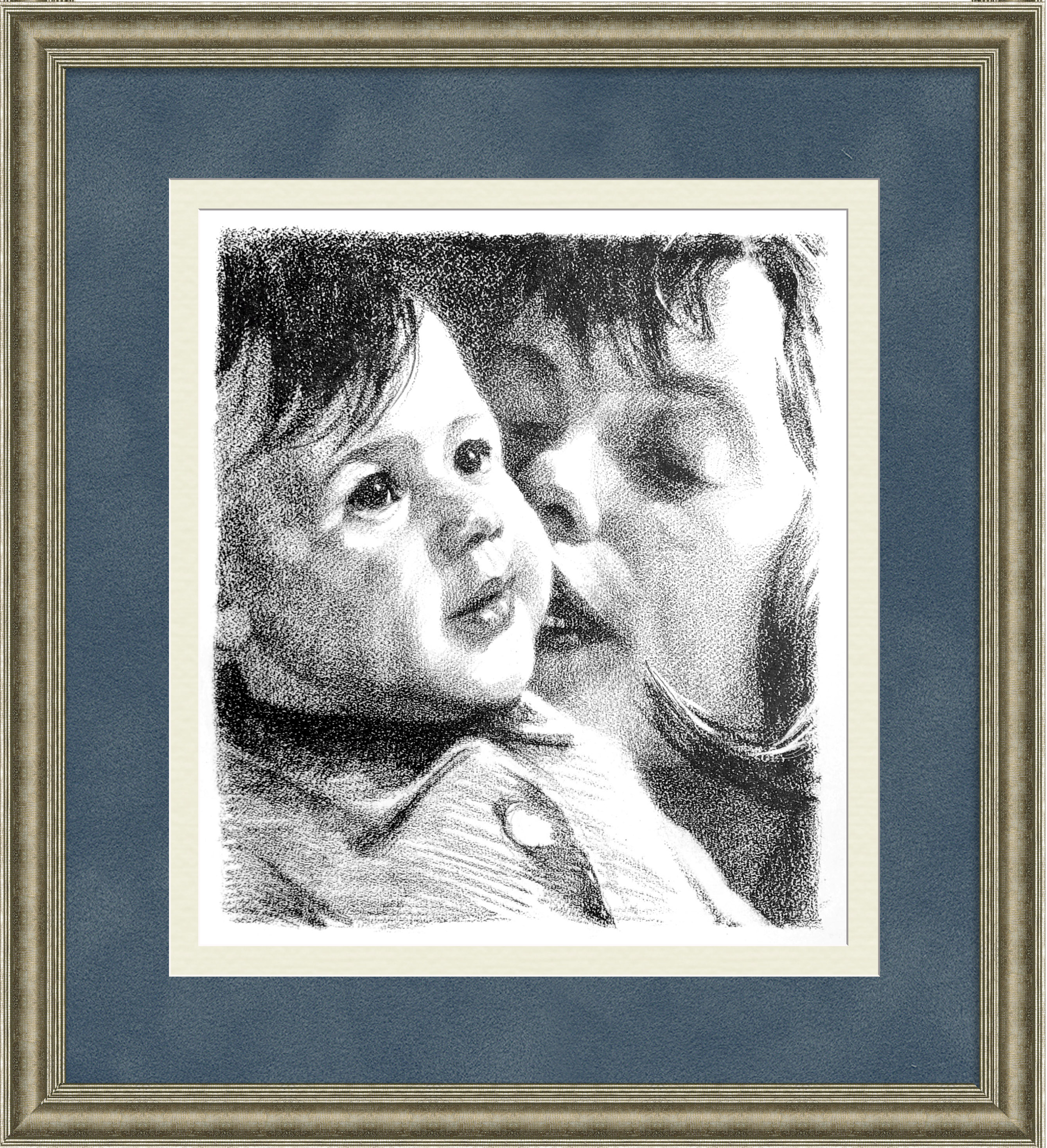 Материнство. Авторская литография Д.Б. Боровского Материнство. Авторская литография Д.Б. Боровского