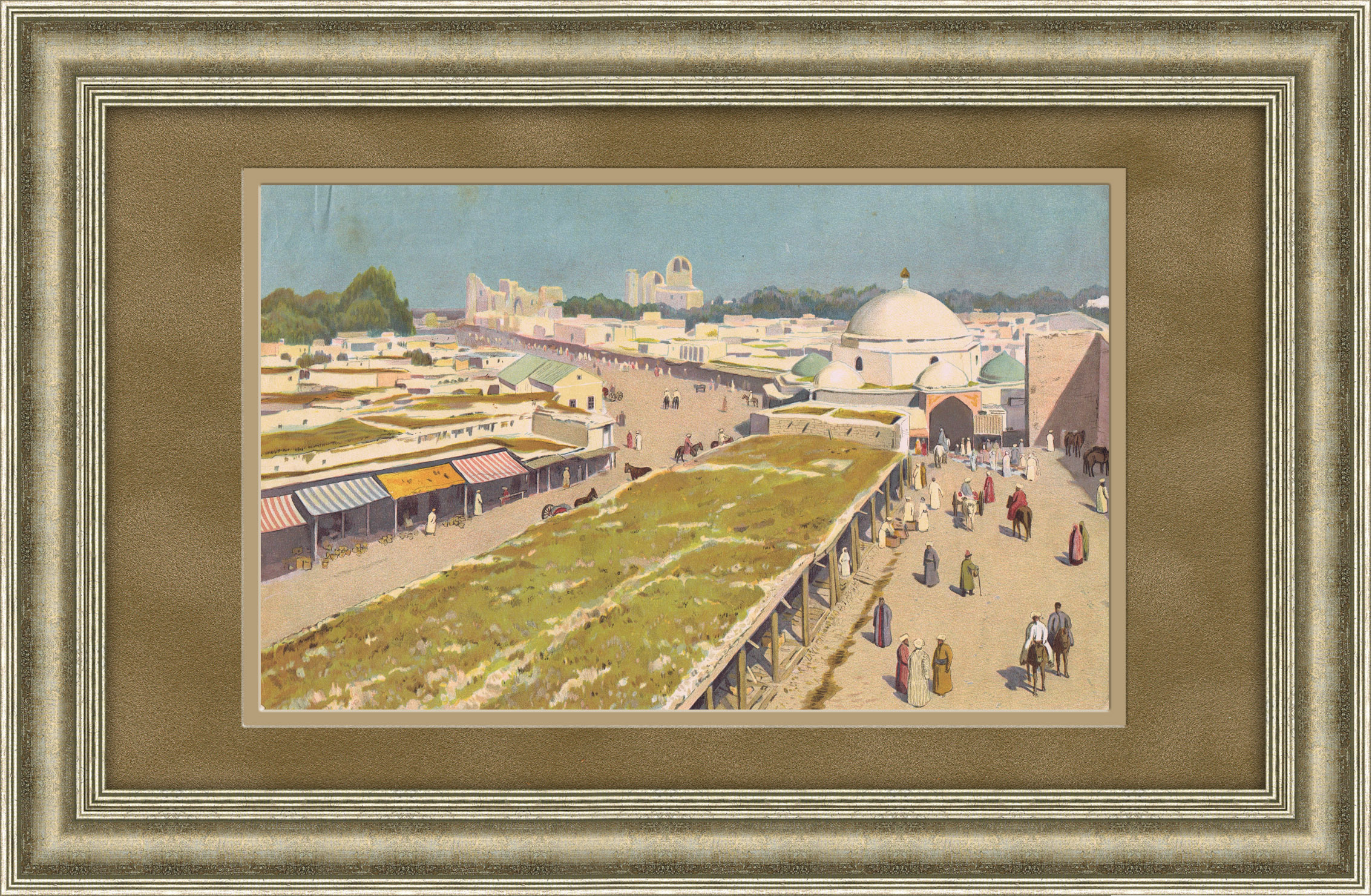 Самарканд. Литография конца 19 века Самарканд. Литография конца 19 века