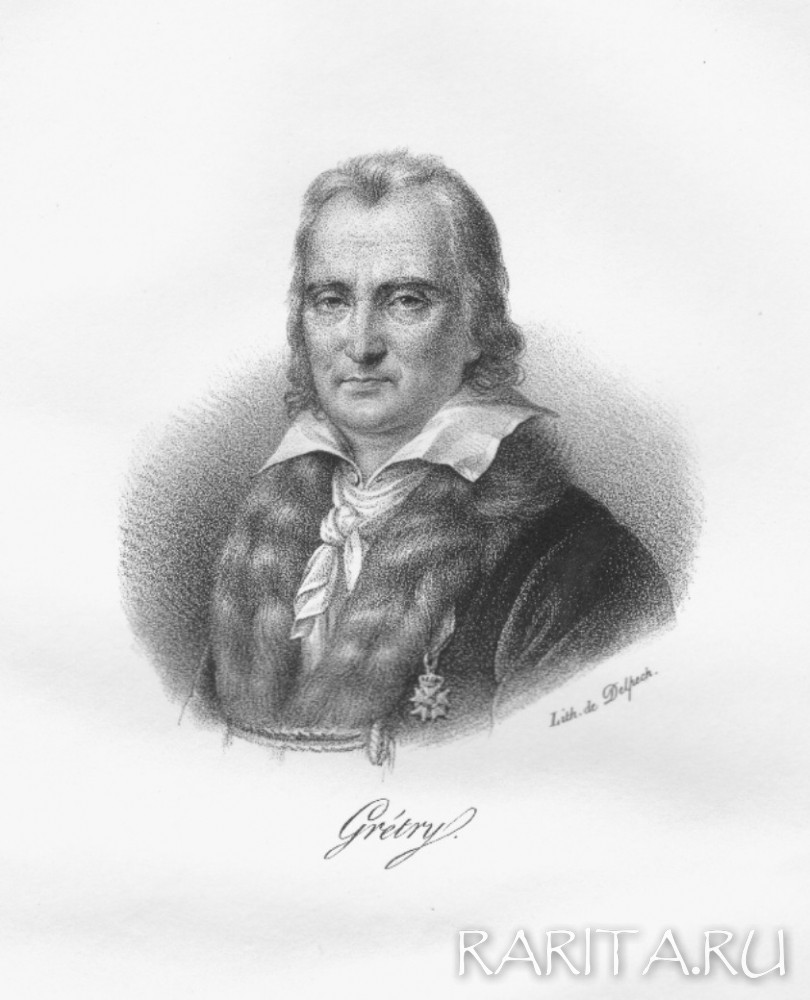 Композитор Андре Эрнест Модест Гретри, портрет Композитор Андре Эрнест Модест Гретри, портрет