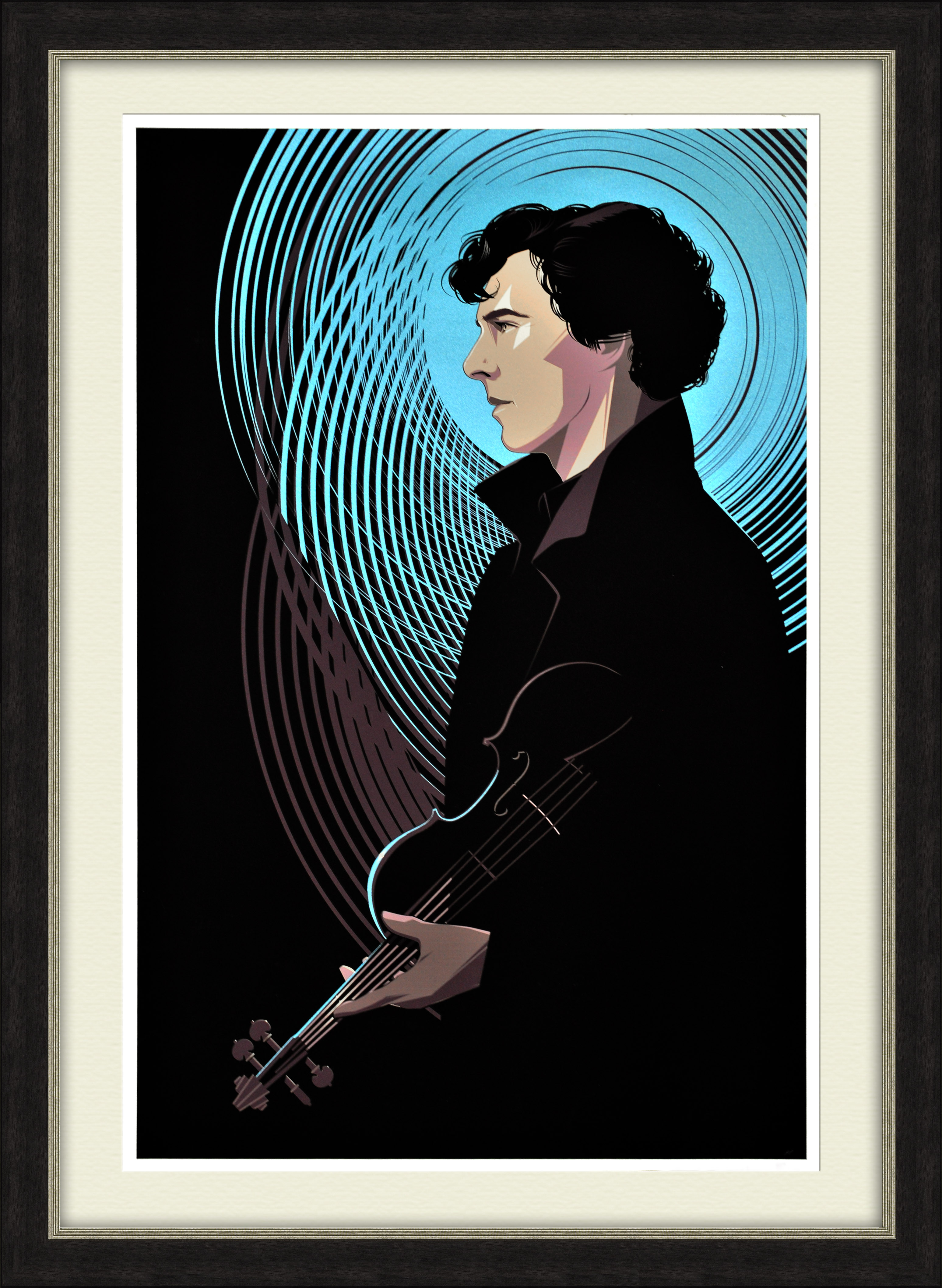 Шерлок. Шелкография культового сериала от Крэйга Дрейка Шерлок. Шелкография культового сериала от Крэйга Дрейка