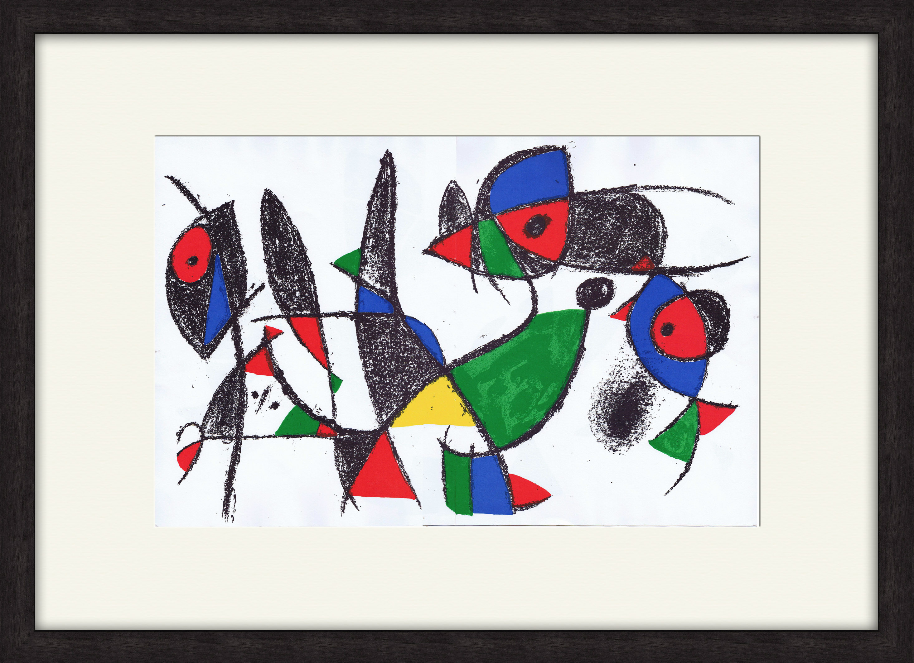 Композиция Жоана Миро, литография Композиция Жоана Миро, литография