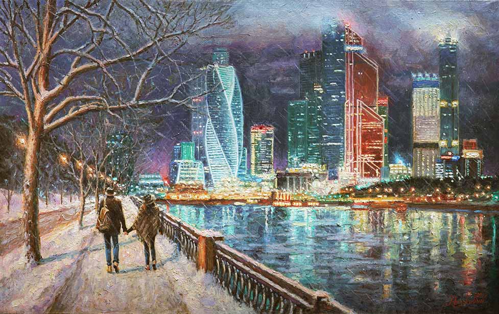 Царство теней и неоновых огней. Москва-Сити Царство теней и неоновых огней. Москва-Сити