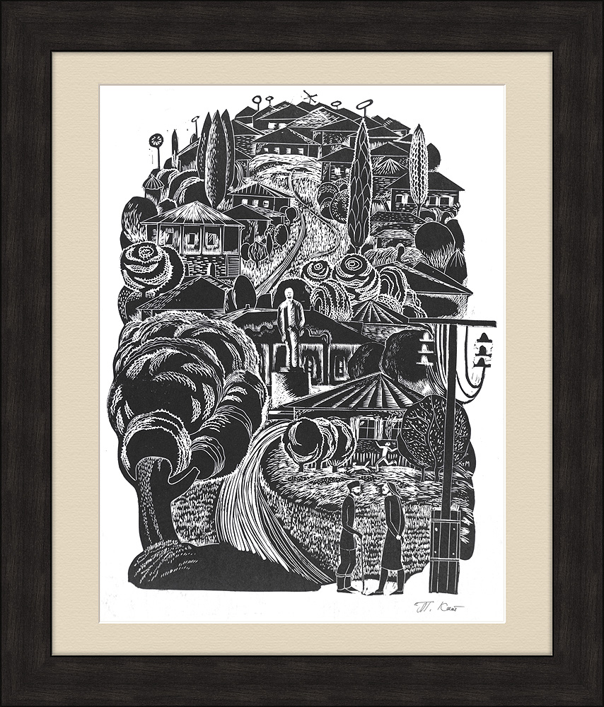 Адыгея, авторская гравюра Адыгея, авторская гравюра