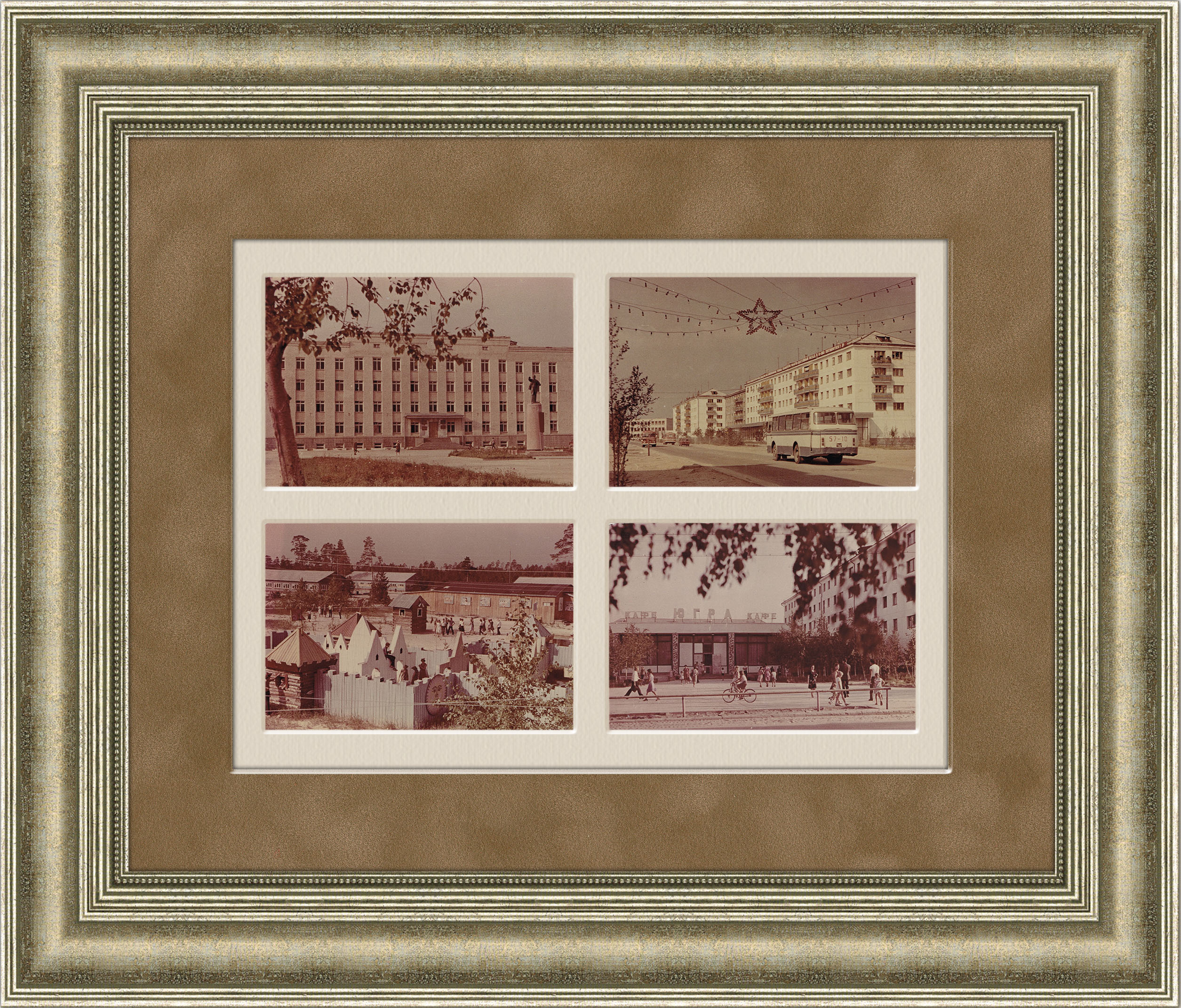 Нефтедобывающий регион Ханты-Мансийск, начало 80-х годов, панно Нефтедобывающий регион Ханты-Мансийск, начало 80-х годов, панно