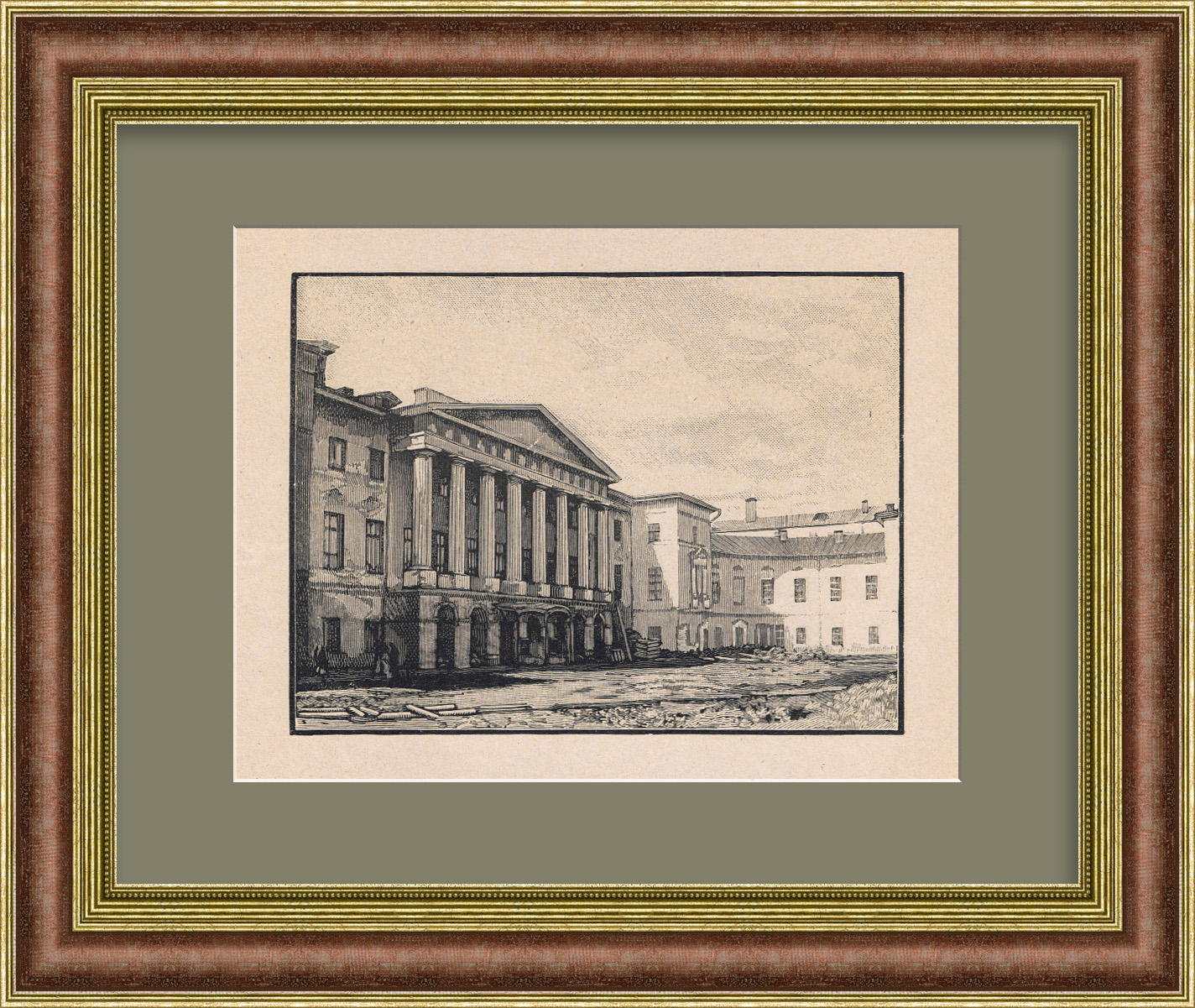 Музей современной истории России (Красной Москвы). Ксилография Музей современной истории России (Красной Москвы). Ксилография