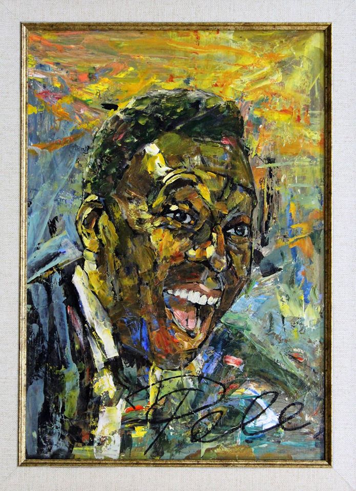 Король футбола - Пеле! Авторская, современная живопись Король футбола - Пеле! Авторская, современная живопись