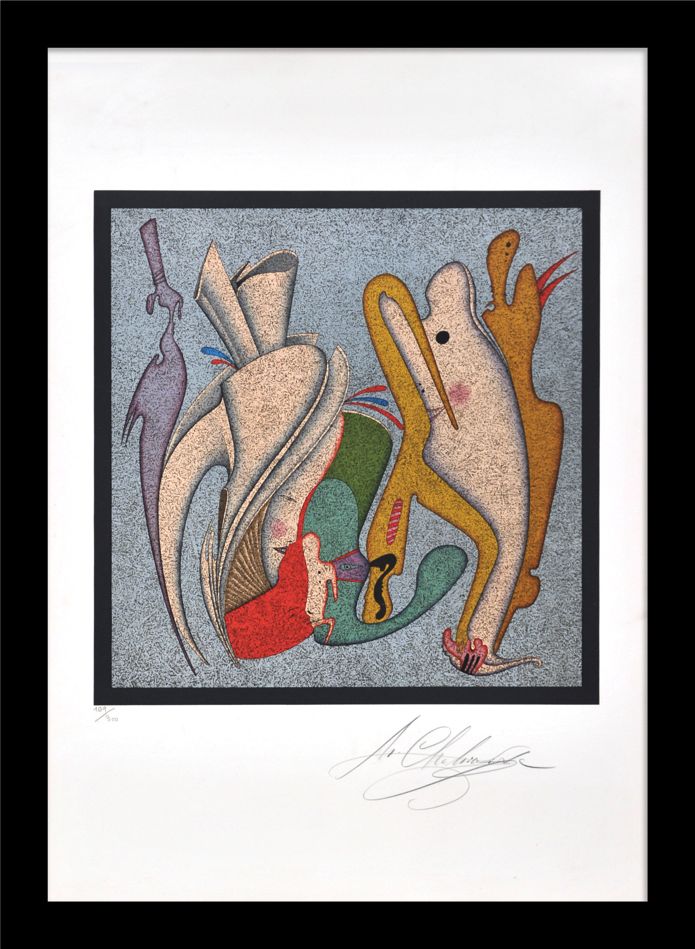 Метафизические трансформации – поцелуй. Авторская графика Михаила Шемякина Метафизические трансформации – поцелуй. Авторская графика Михаила Шемякина