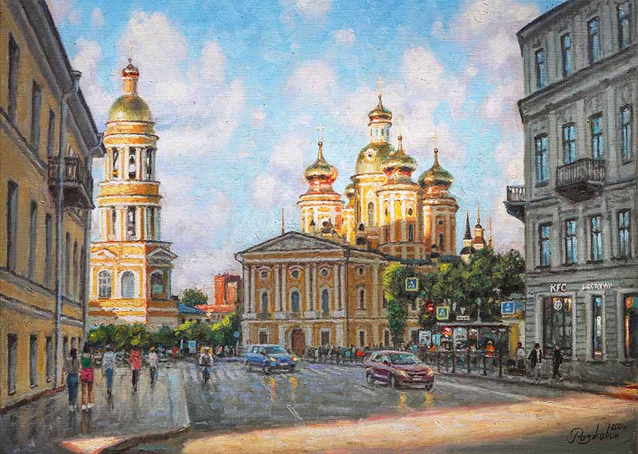 Собор, освещенный солнцем. Санкт-Петербург, Загородный проспект Собор, освещенный солнцем. Санкт-Петербург, Загородный проспект