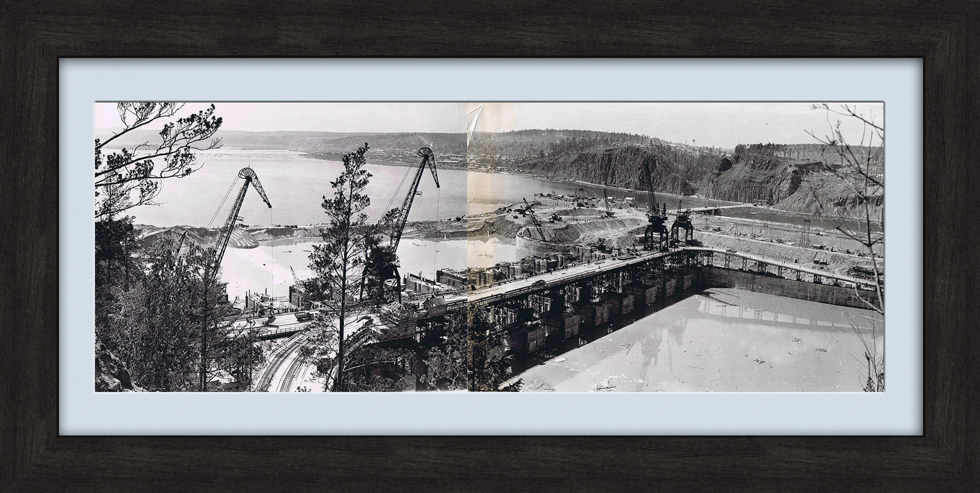 Строительство Братской ГЭС, фото ТАСС Строительство Братской ГЭС, фото ТАСС