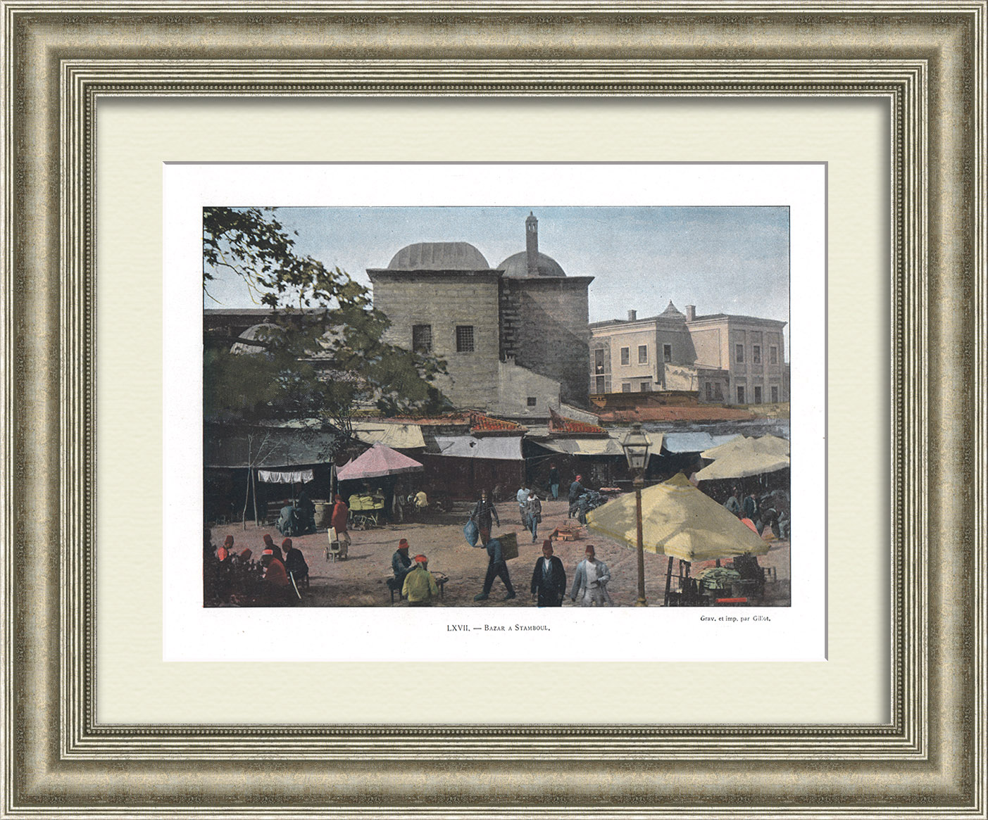 Базар в Стамбуле. Старинная фототипия Базар в Стамбуле. Старинная фототипия