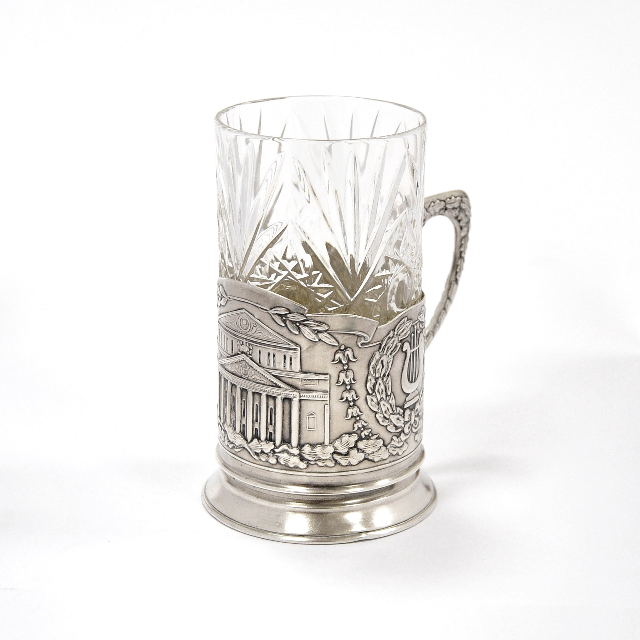 Подстаканник "Большой театр". Серебро 875 пробы Подстаканник "Большой театр". Серебро 875 пробы