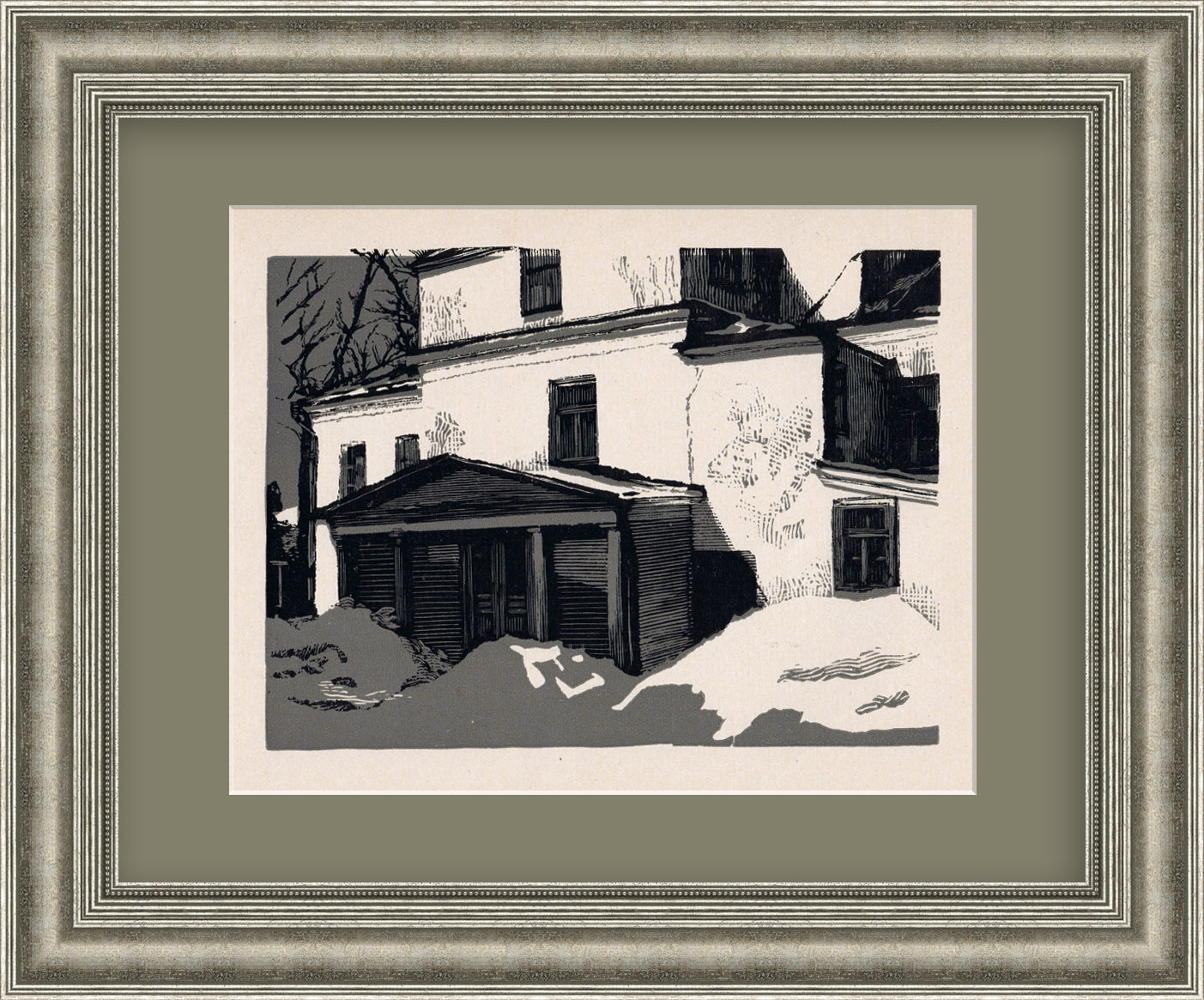 Долгоруковская улица, дворик Скорбященского монастыря. Гравюра Ивана Павлова Долгоруковская улица, дворик Скорбященского монастыря. Гравюра Ивана Павлова