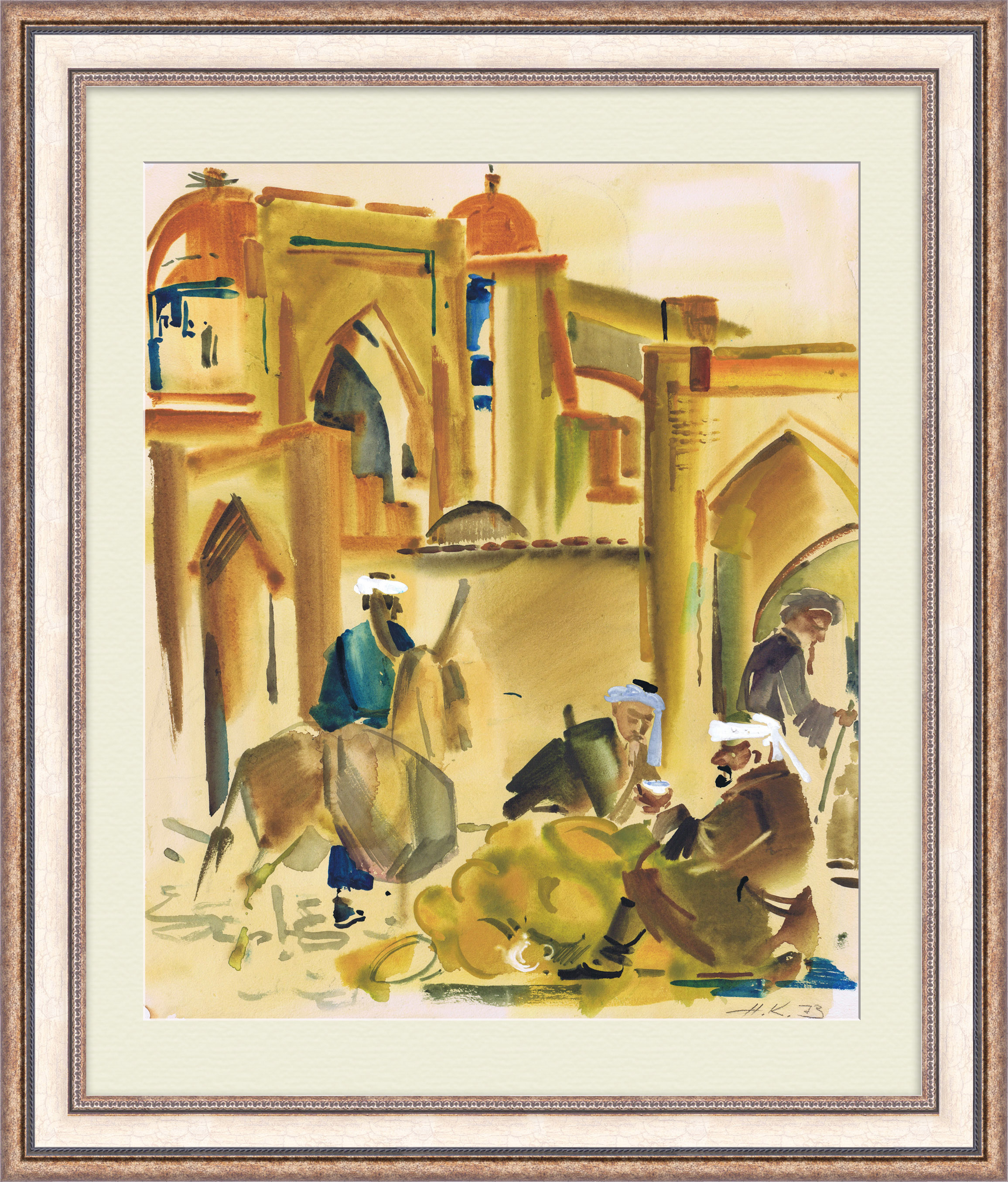 В Самарканде. Авторский рисунок В Самарканде. Авторский рисунок