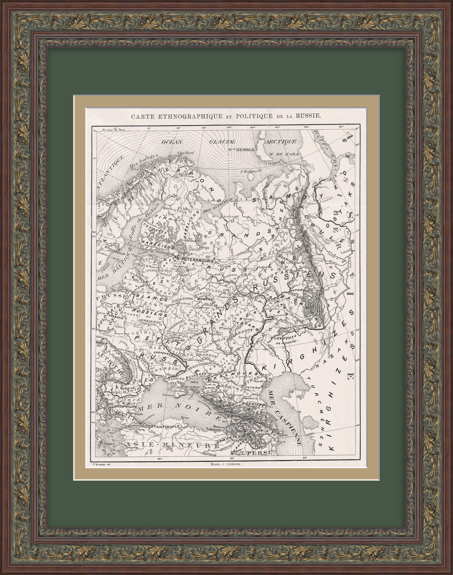 Политическая и этнографическая карта Российской империи, 1890 год Политическая и этнографическая карта Российской империи, 1890 год